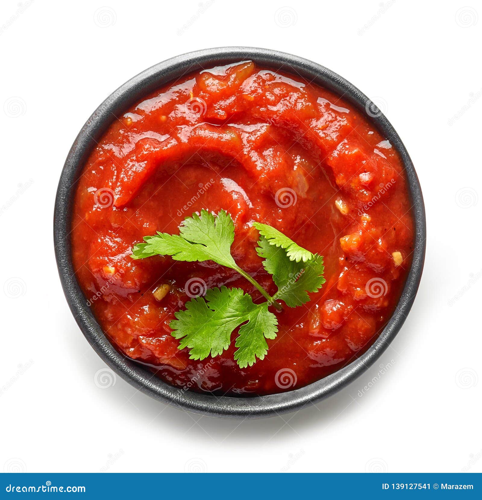 bowl of mexican salsa sauce