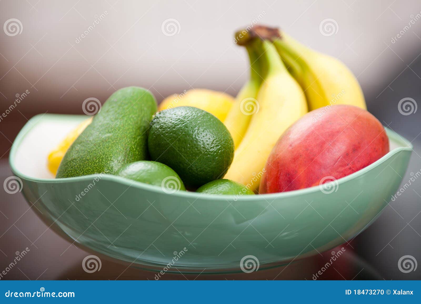 Bowl with mix of fruits stock photo. Image of natural 18473270