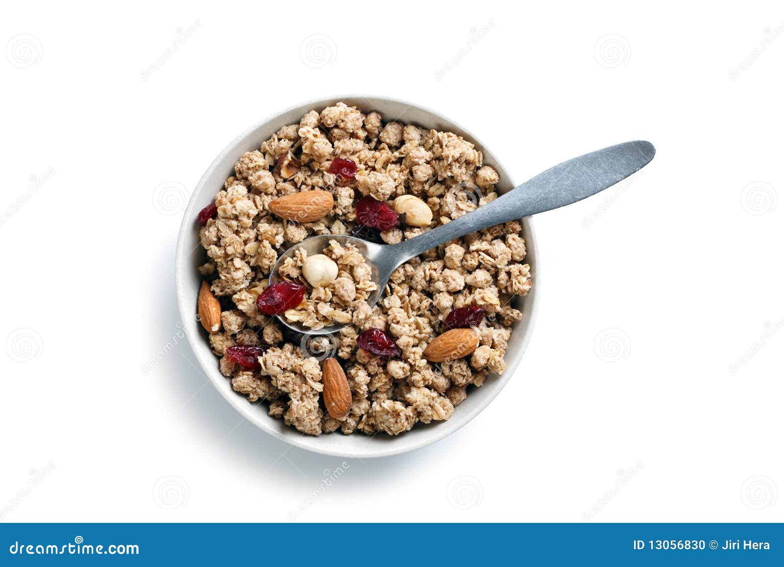 Bowl of muesli stock photo. Image of nutrition, muesli 13056830