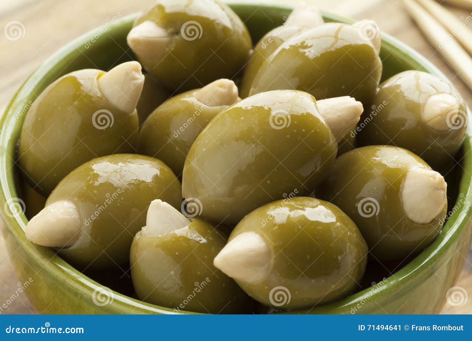 Bowl with Olives Stuffed with an Almond Stock Image Image of variety, stuffed 71494641