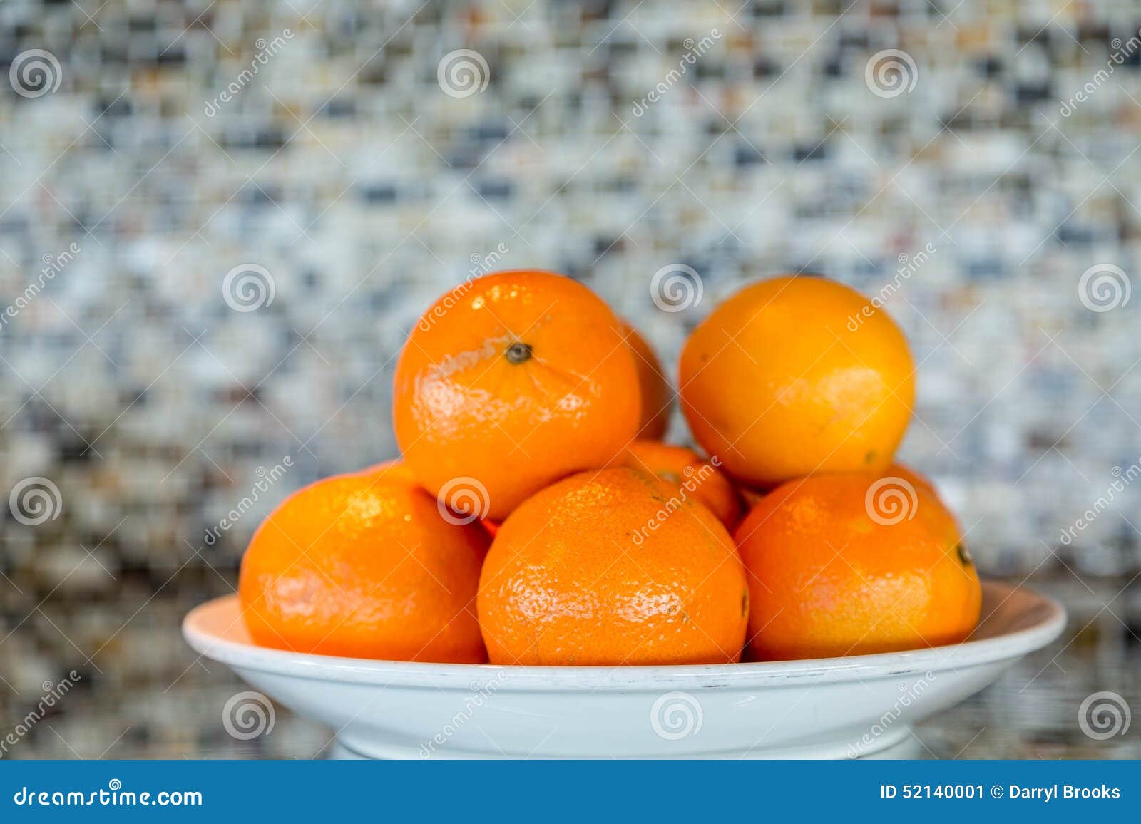 Bowl Of Oranges Stock Image. Image Of White, Oranges - 52140001