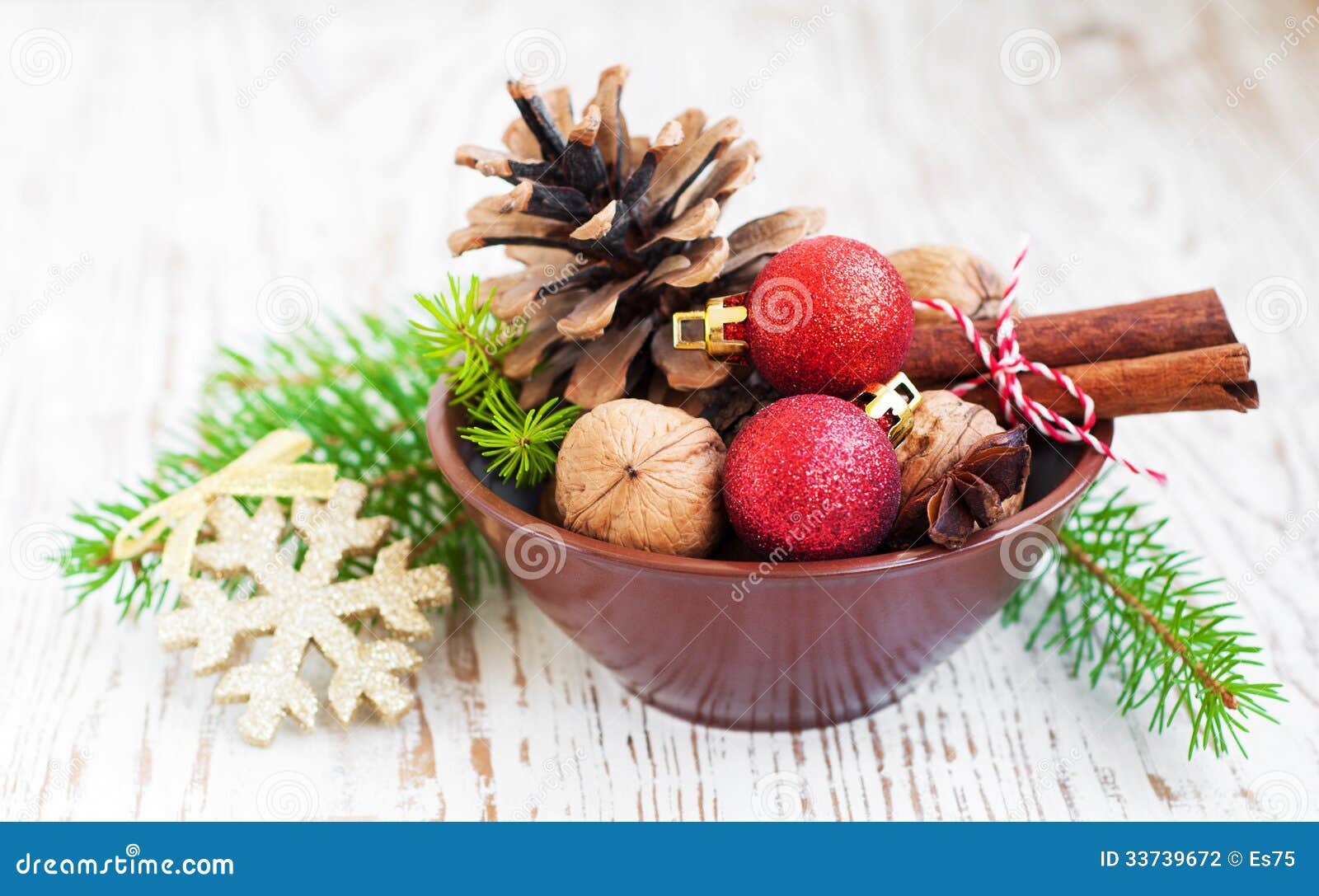 Bowl of Ornaments stock photo. Image of color, arrangement 33739672