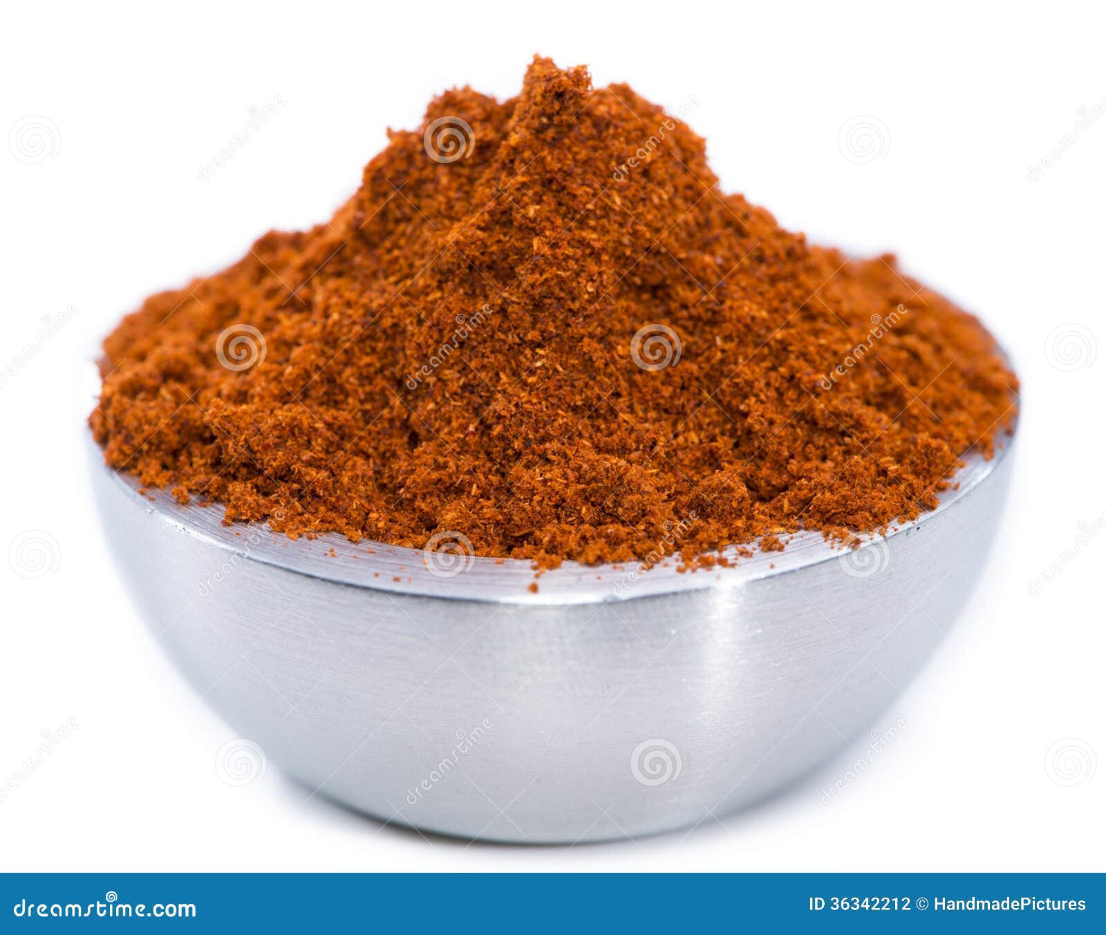 Bowl With Paprika Powder (on White) Stock Photo Image of macro