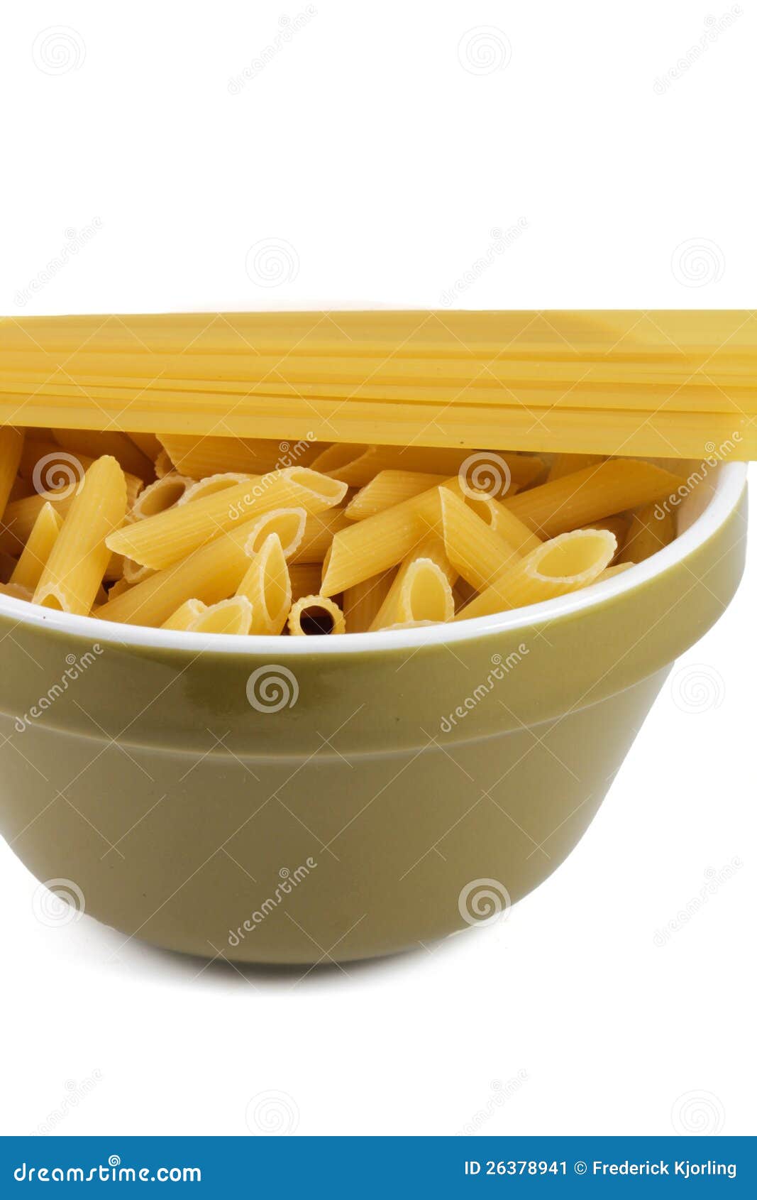 Bowl of pasta stock image. Image of wheat, delicious 26378941
