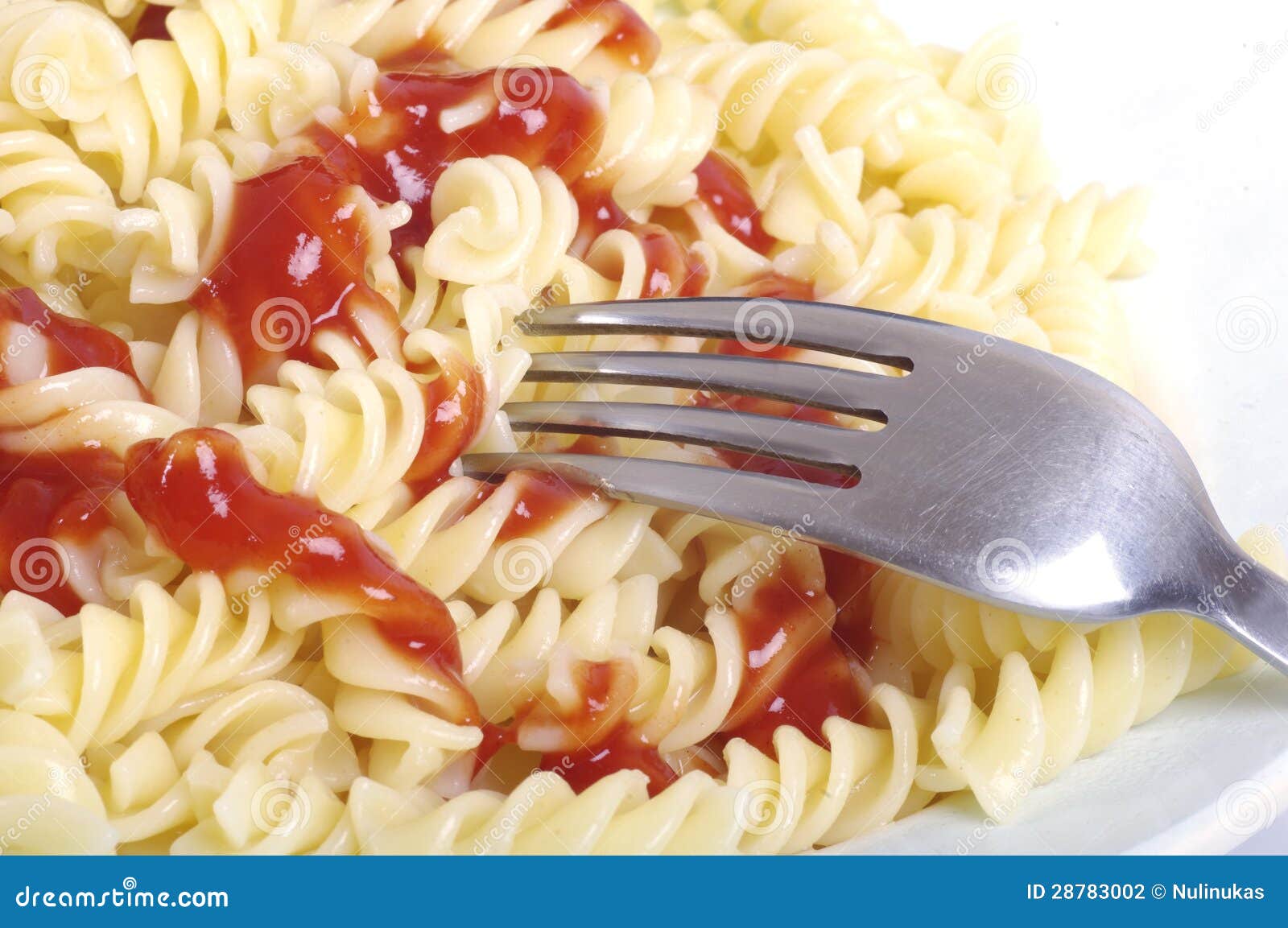 Bowl of Pasta in a Tomato Sauce. Stock Photo - Image of gourmet