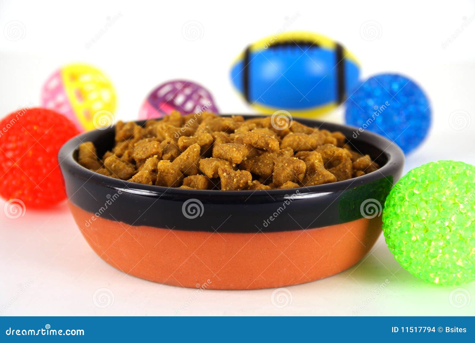 Bowl of Pet Food stock photo. Image of meat, healthy 11517794