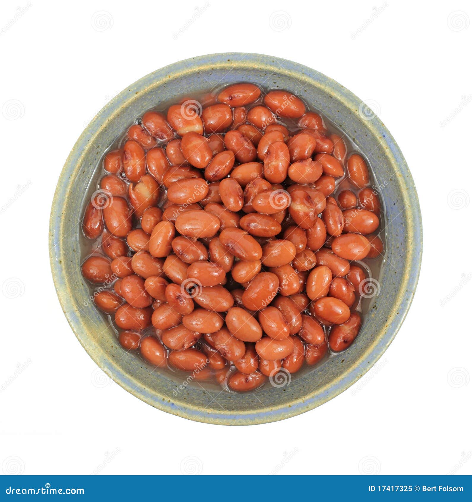 Bowl of pink beans stock image. Image of dish, protein 17417325