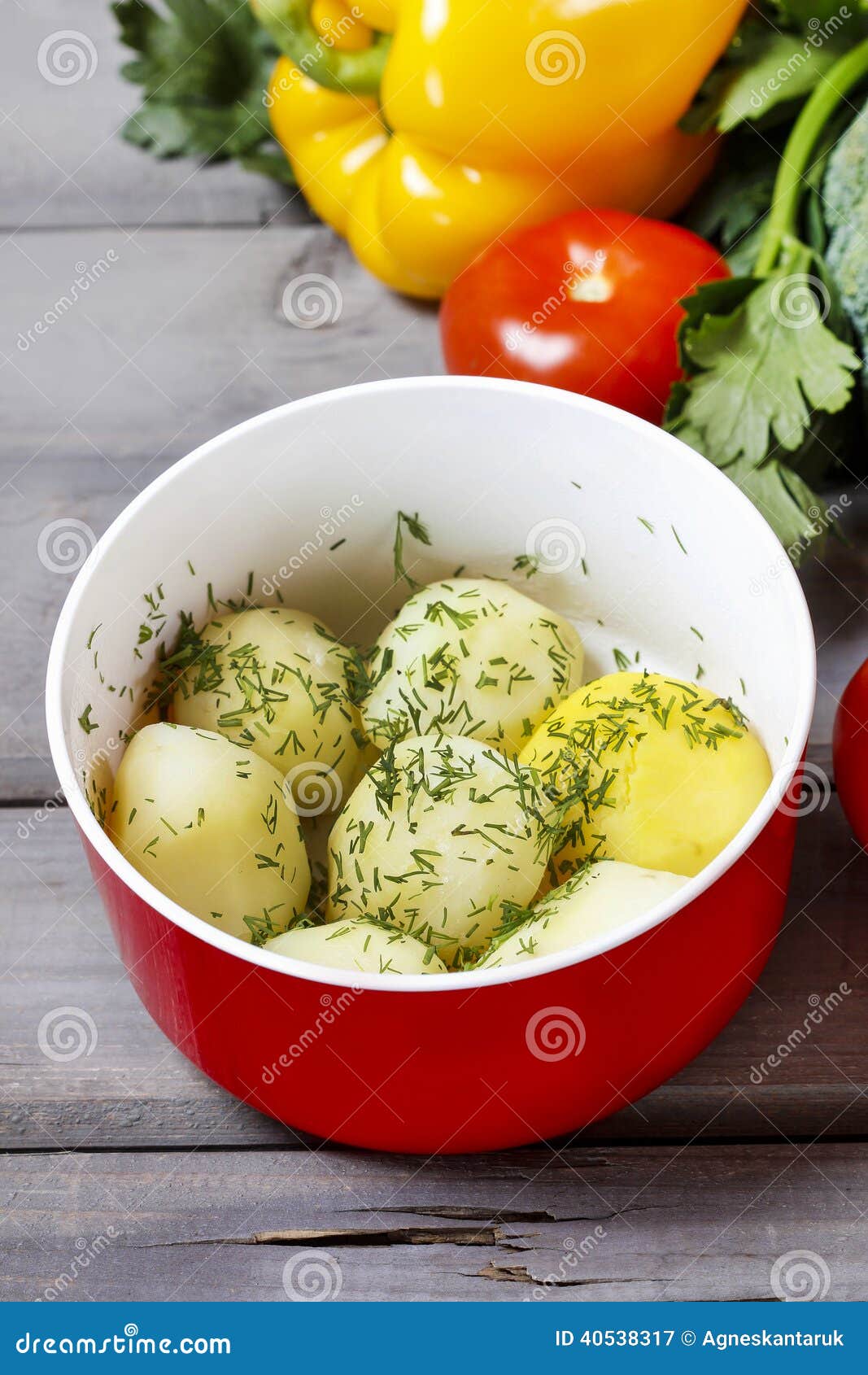 Bowl of potatoes stock image. Image of dinner, gourmet 40538317