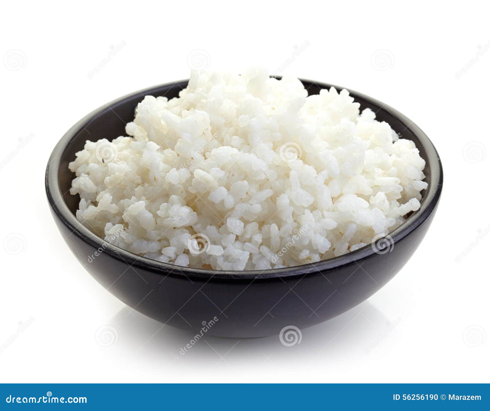 Bowl Of Rice Stock Photo Image Of Agriculture Heap