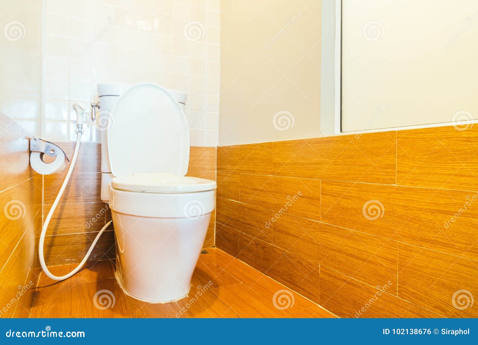 Toilet room interior stock photo. Image of architecture 102138676