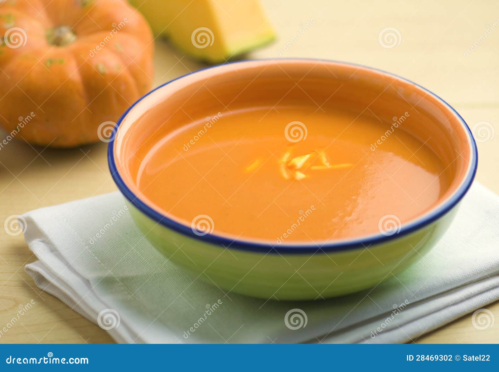 Bowl of soup stock photo. Image of cooking, herb, dining 28469302