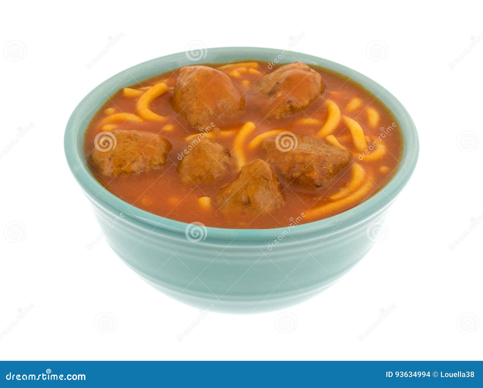 Bowl of Spaghetti and Meatballs Stock Photo Image of meal, fattening