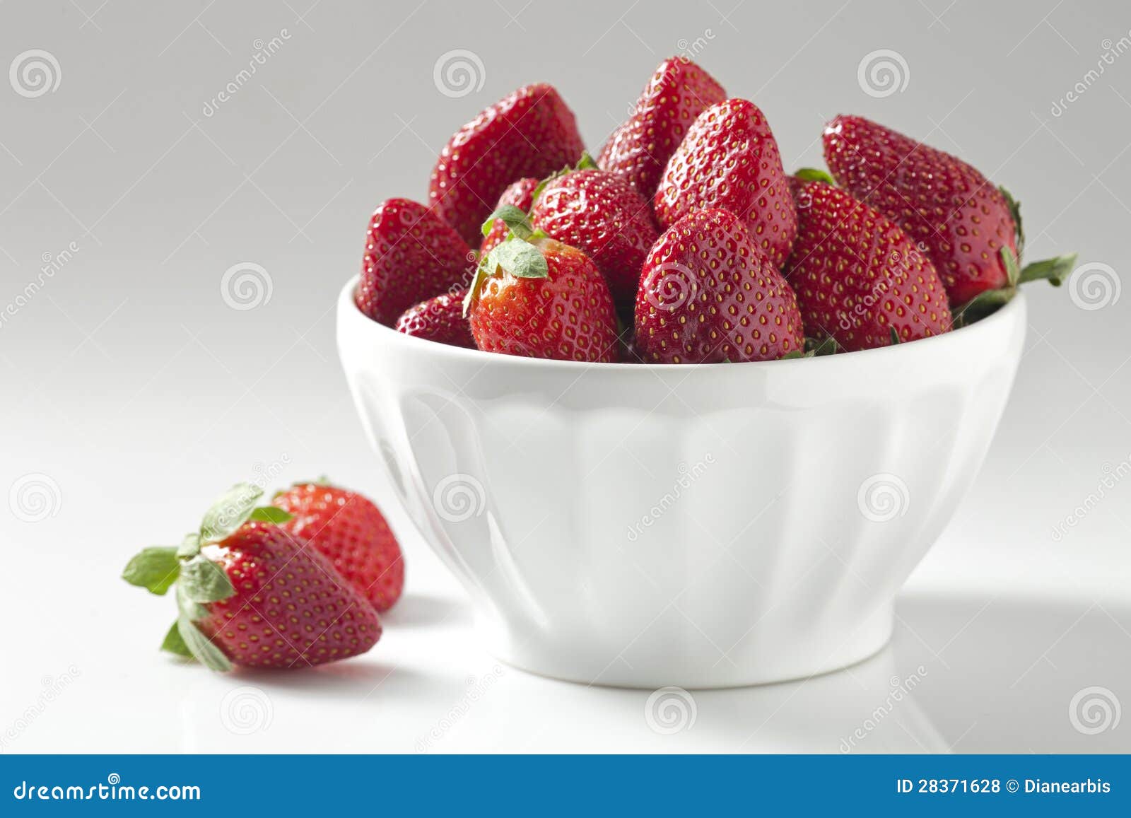 Bowl of Strawberries stock photo. Image of eating, produce 28371628