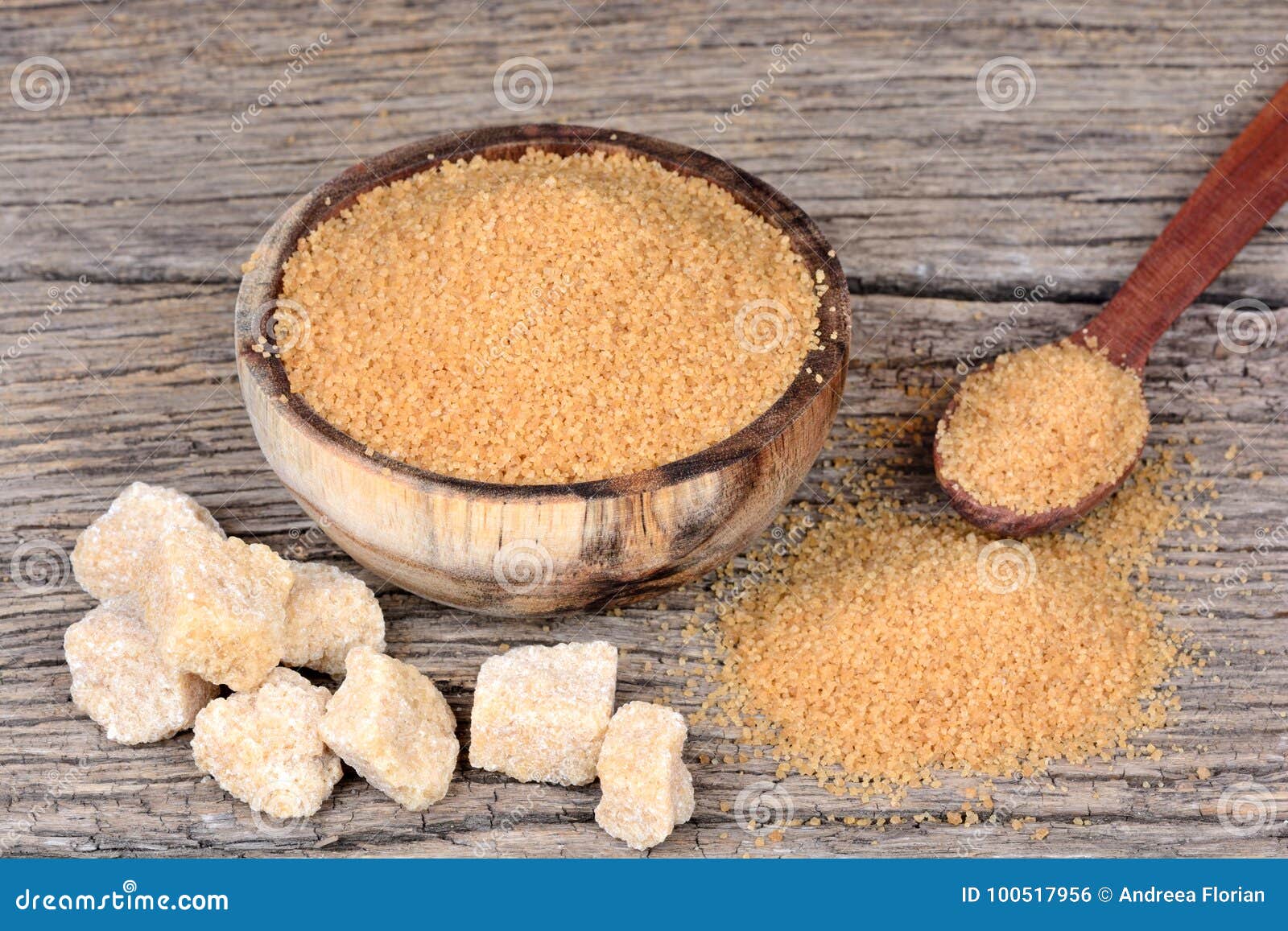 Bowl with Sugar and Spoon on Table Stock Photo Image of sugarcane