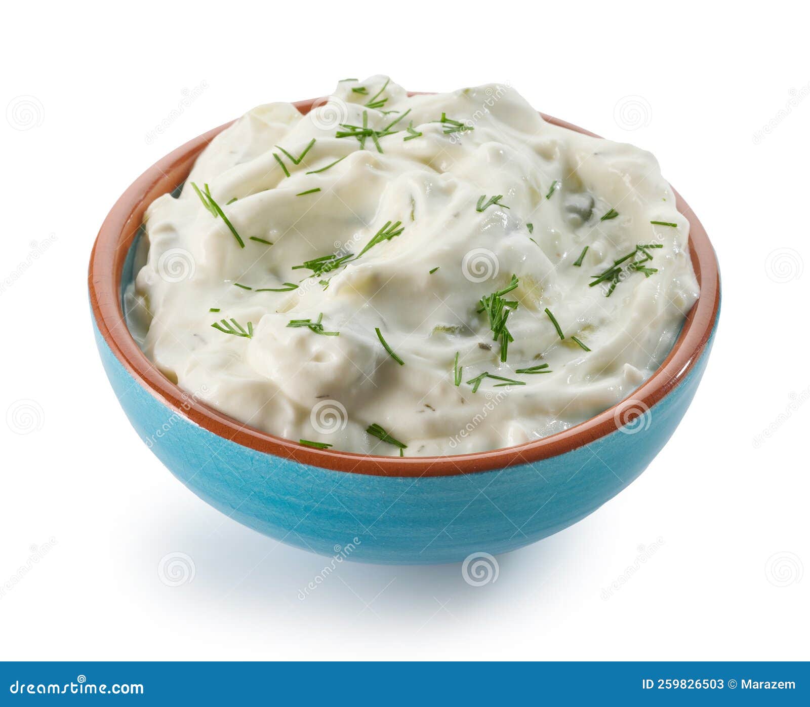 Bowl of tzatziki sauce stock image. Image of dipping 259826503