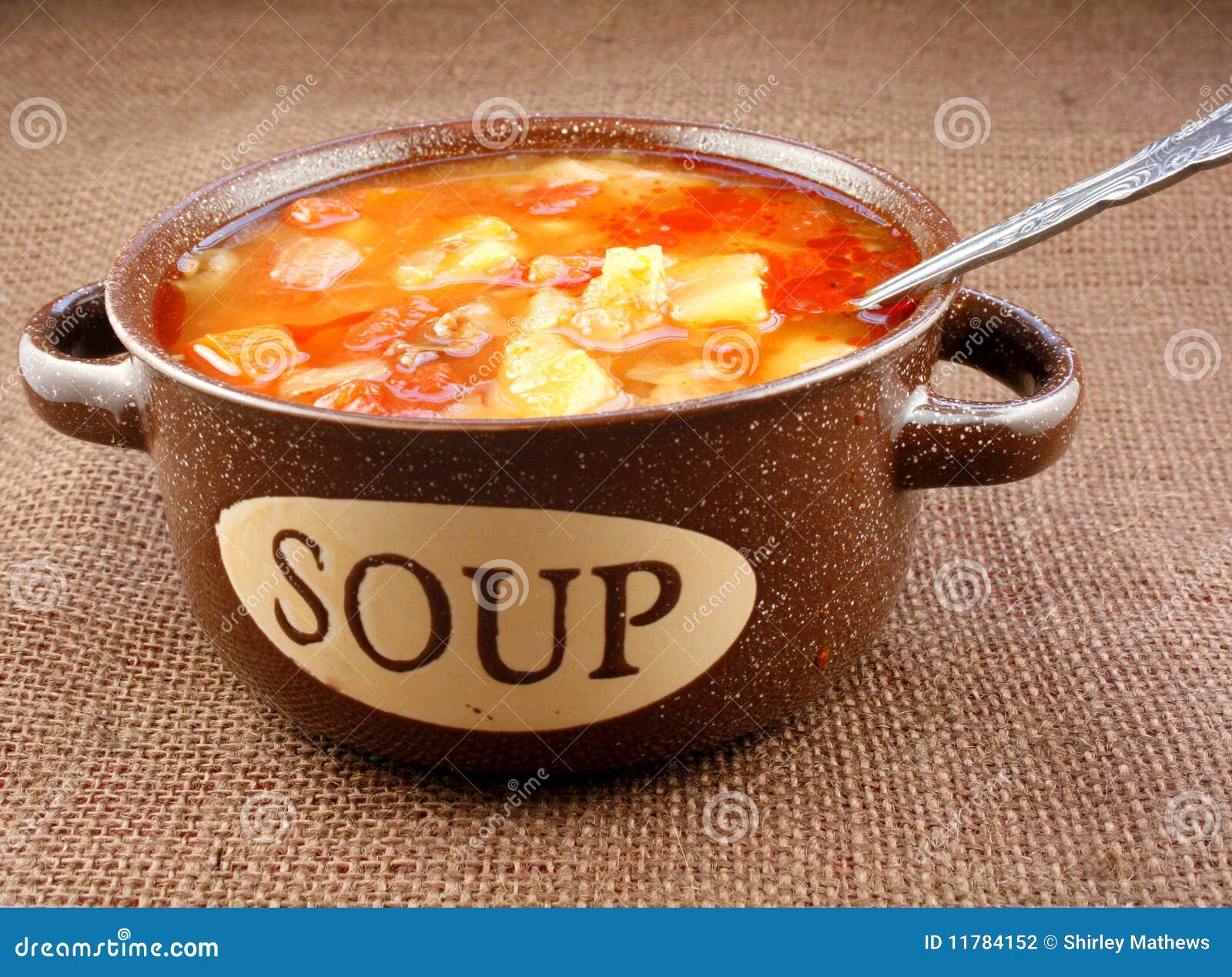 Bowl of vegetable soup stock photo. Image of culinary 11784152