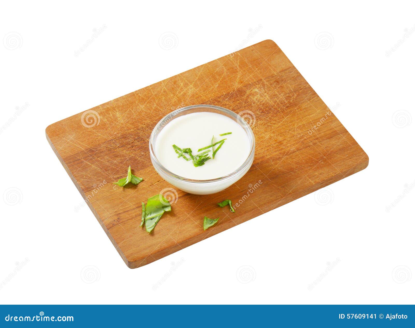 Bowl of White Salad Dressing Stock Image Image of creamy, smooth