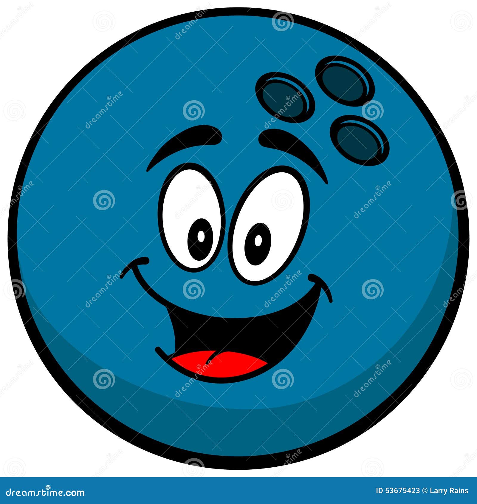 Bowling Ball Mascot stock vector. Illustration of vector 53675423