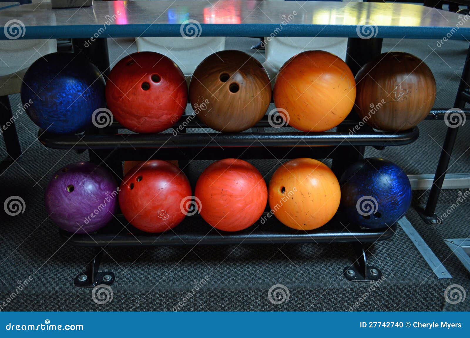 Bowling balls stock photo. Image of ball, balls, orange 27742740