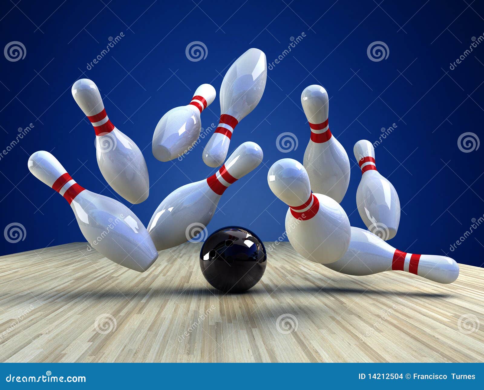 Bowling Game stock illustration