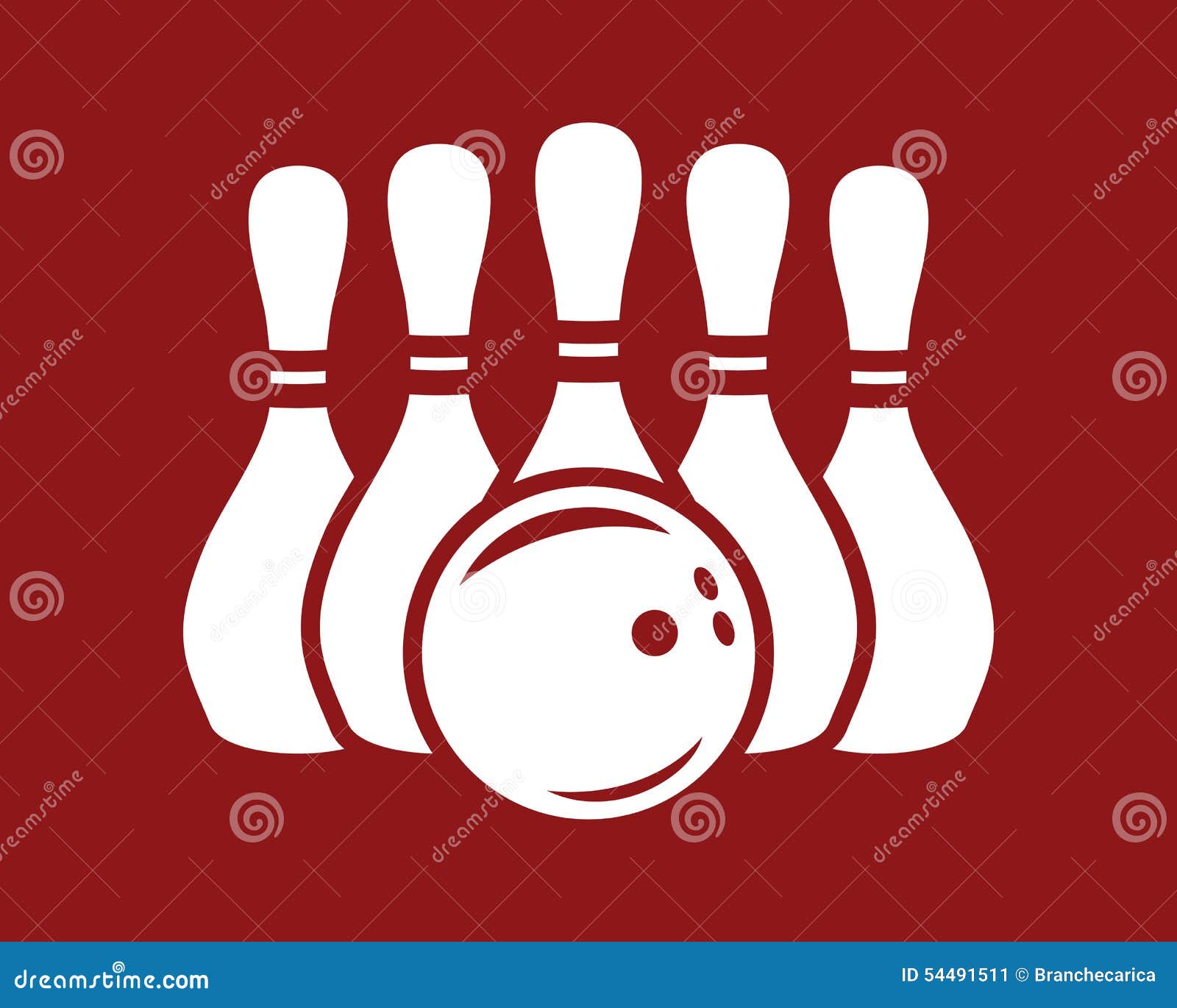 Bowling icon stock illustration. Illustration of white - 54491511