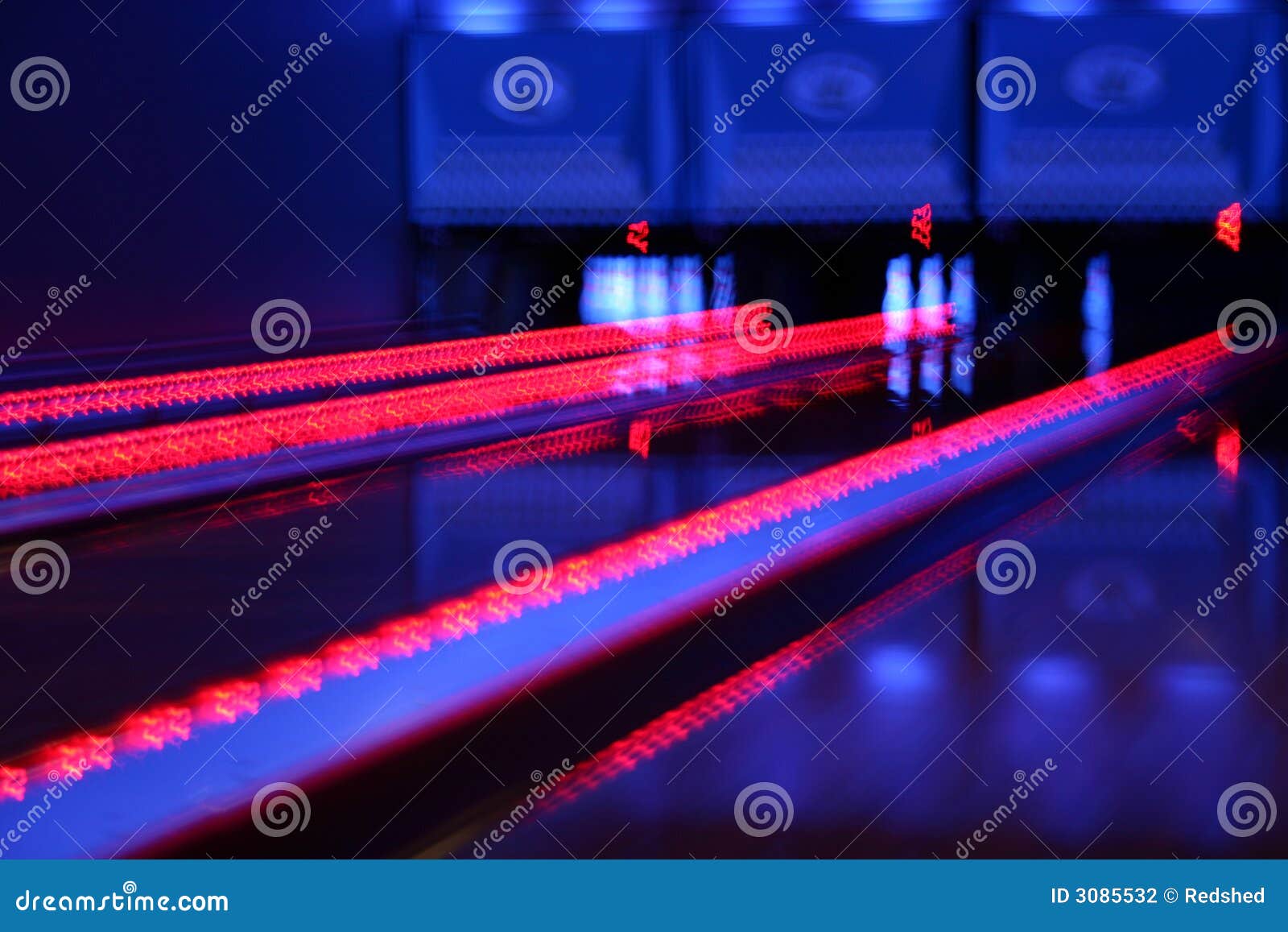 Bowling lights stock photo. Image of perfect, game, excitement 3085532