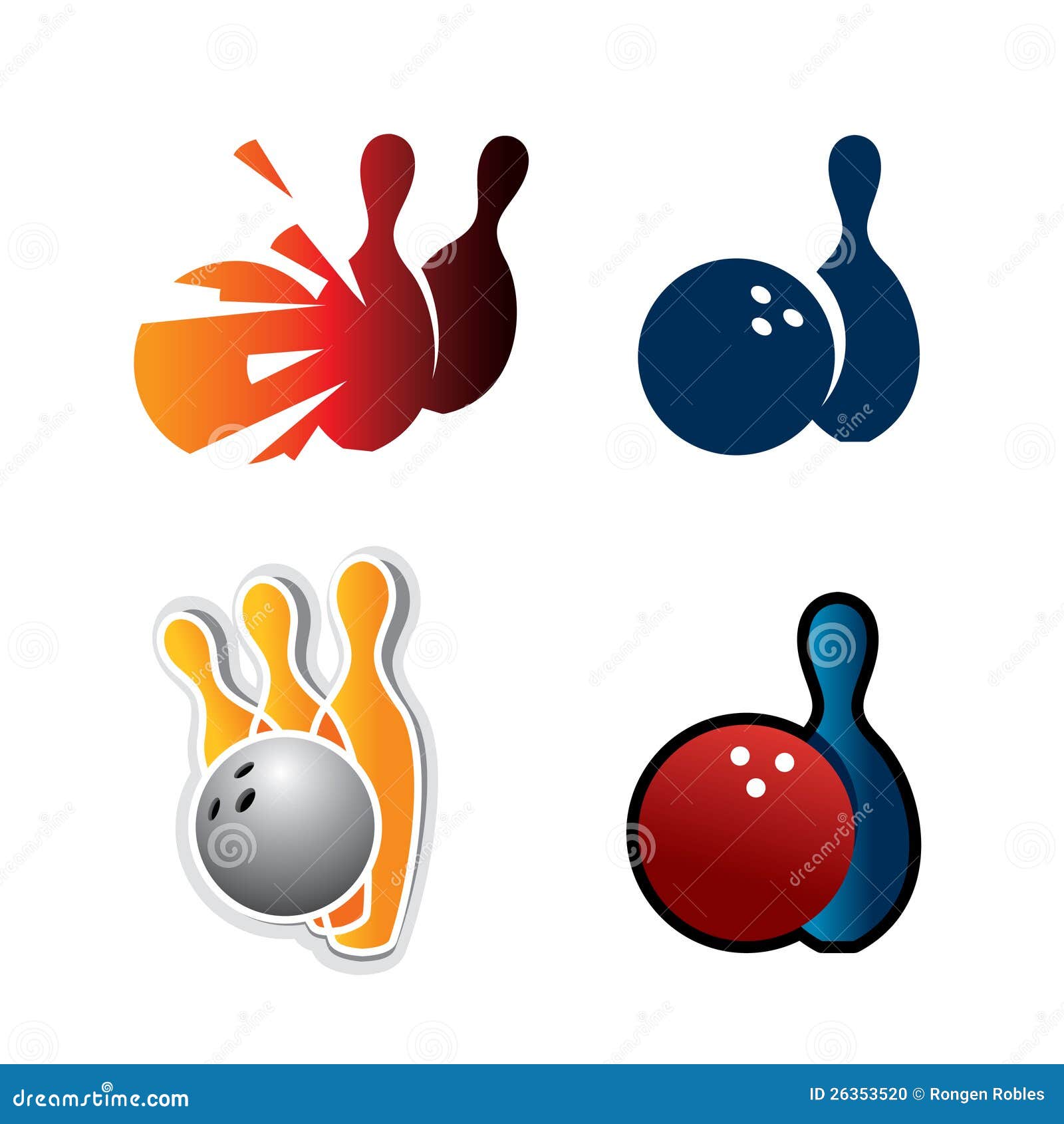 Bowling Pin stock illustration. Illustration of icon 26353520