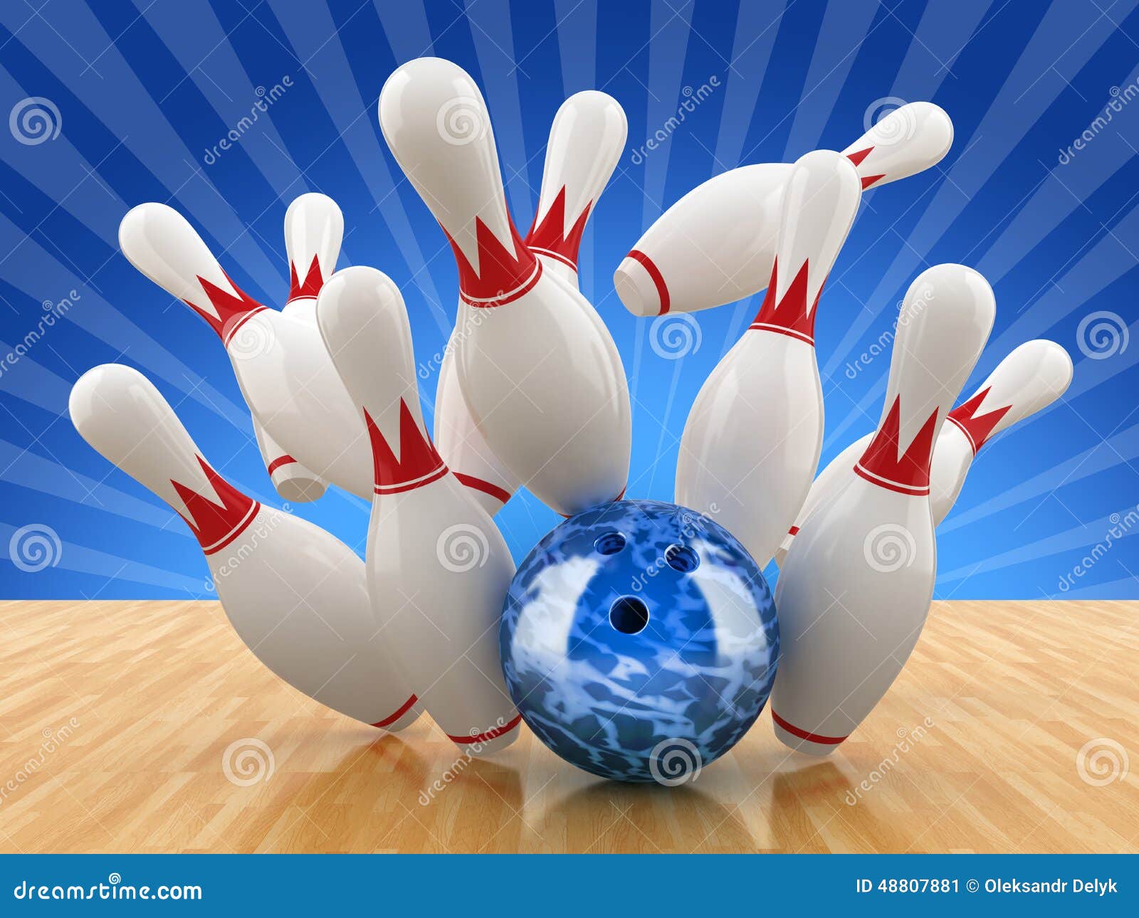 Bowling pin stock illustration. Illustration of speed 48807881