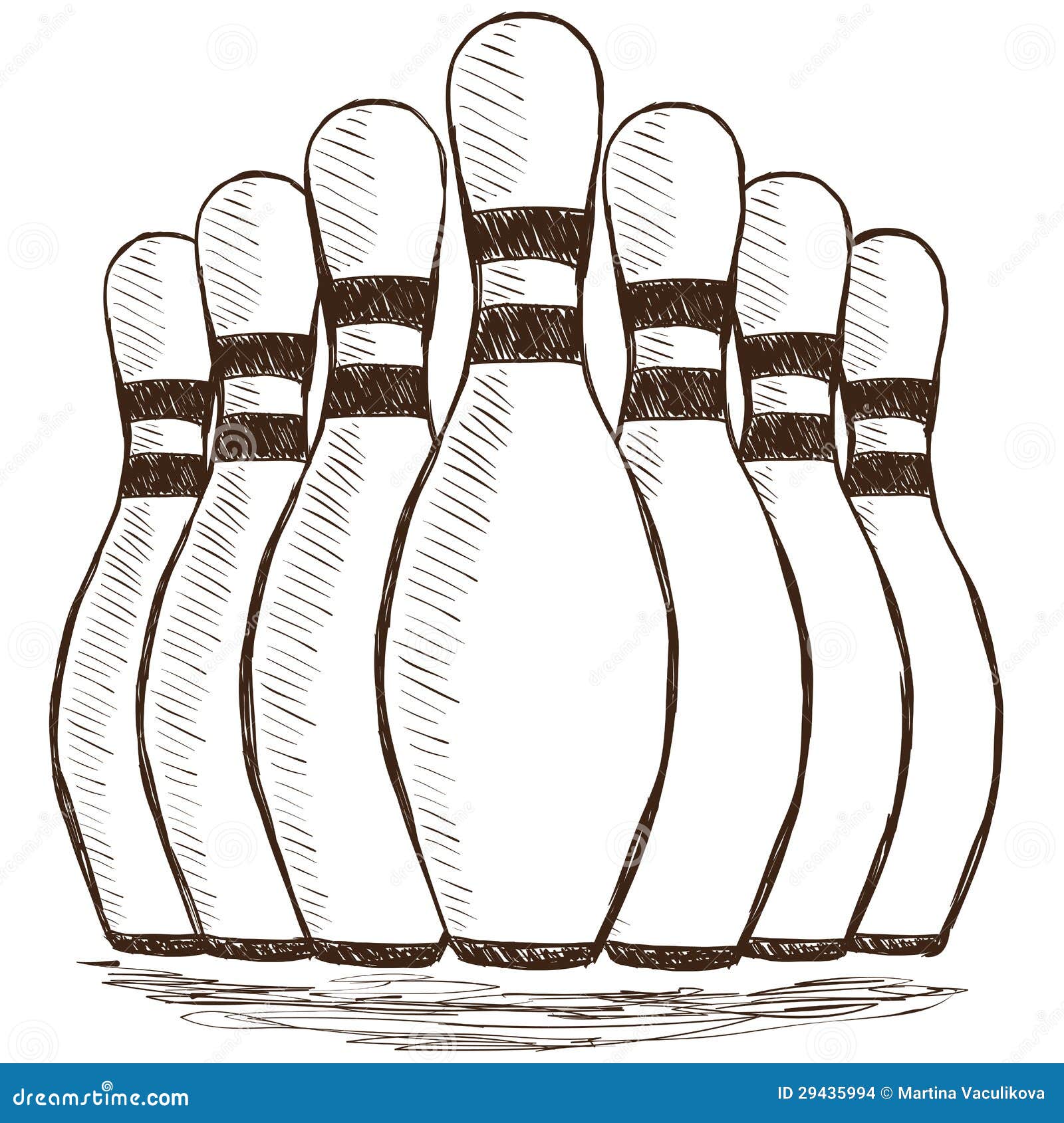 Bowling Pins Stock Images Image 29435994