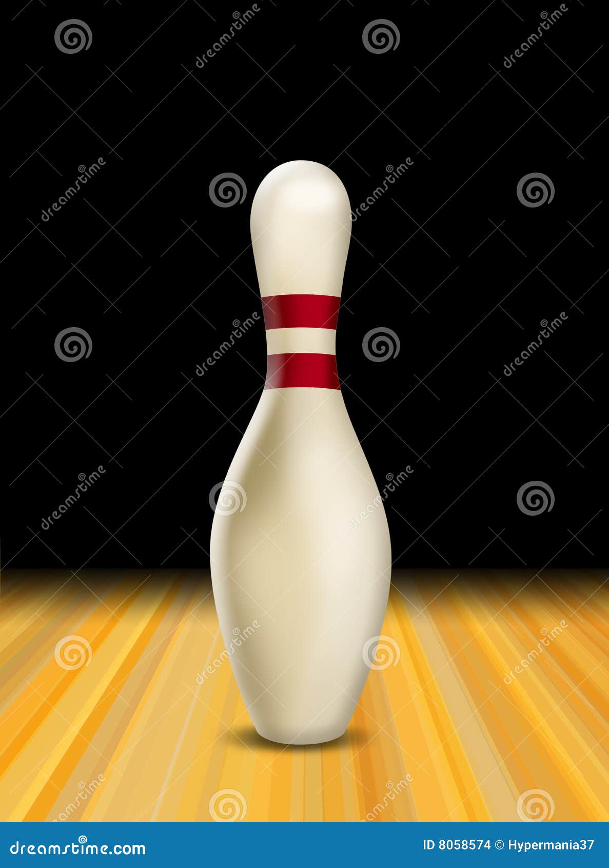 Bowling Skittle Stock Images Image 8058574