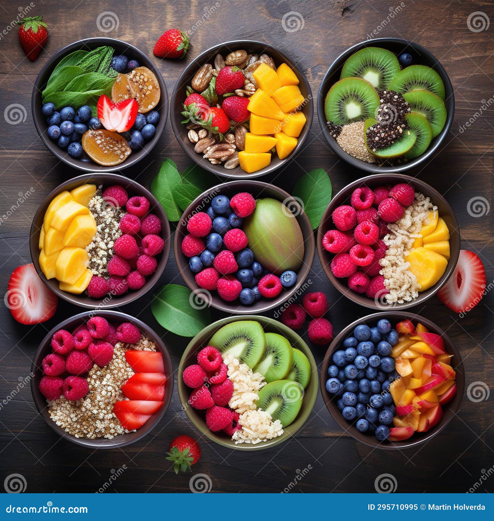 bowls of fruits and vegetable fresh food healty lifestyle