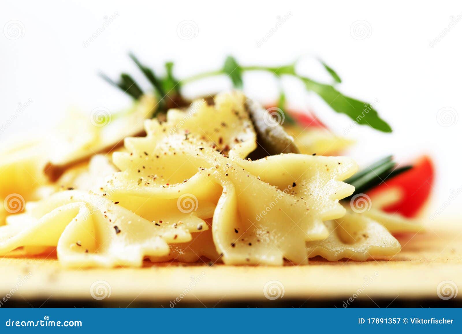 Bowtie pasta stock image. Image of boiled, 17891357