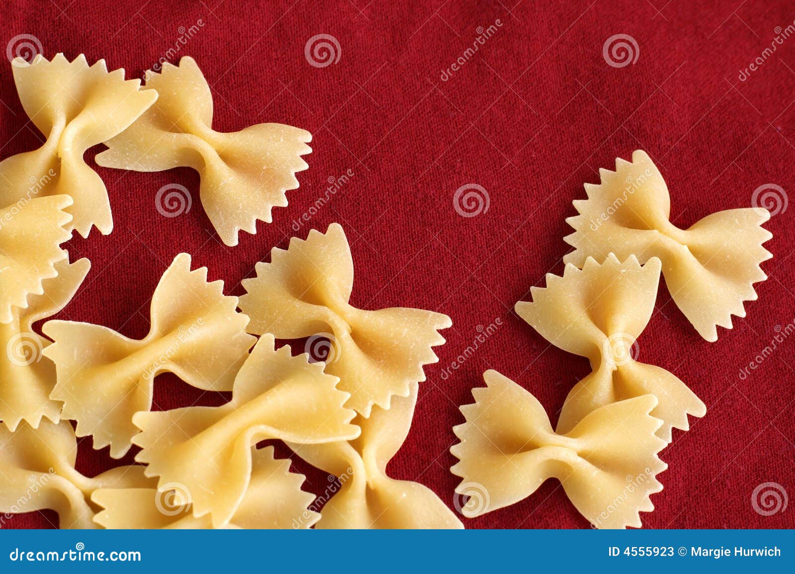 Bowtie pasta stock image. Image of food, dried, meal, pasta 4555923