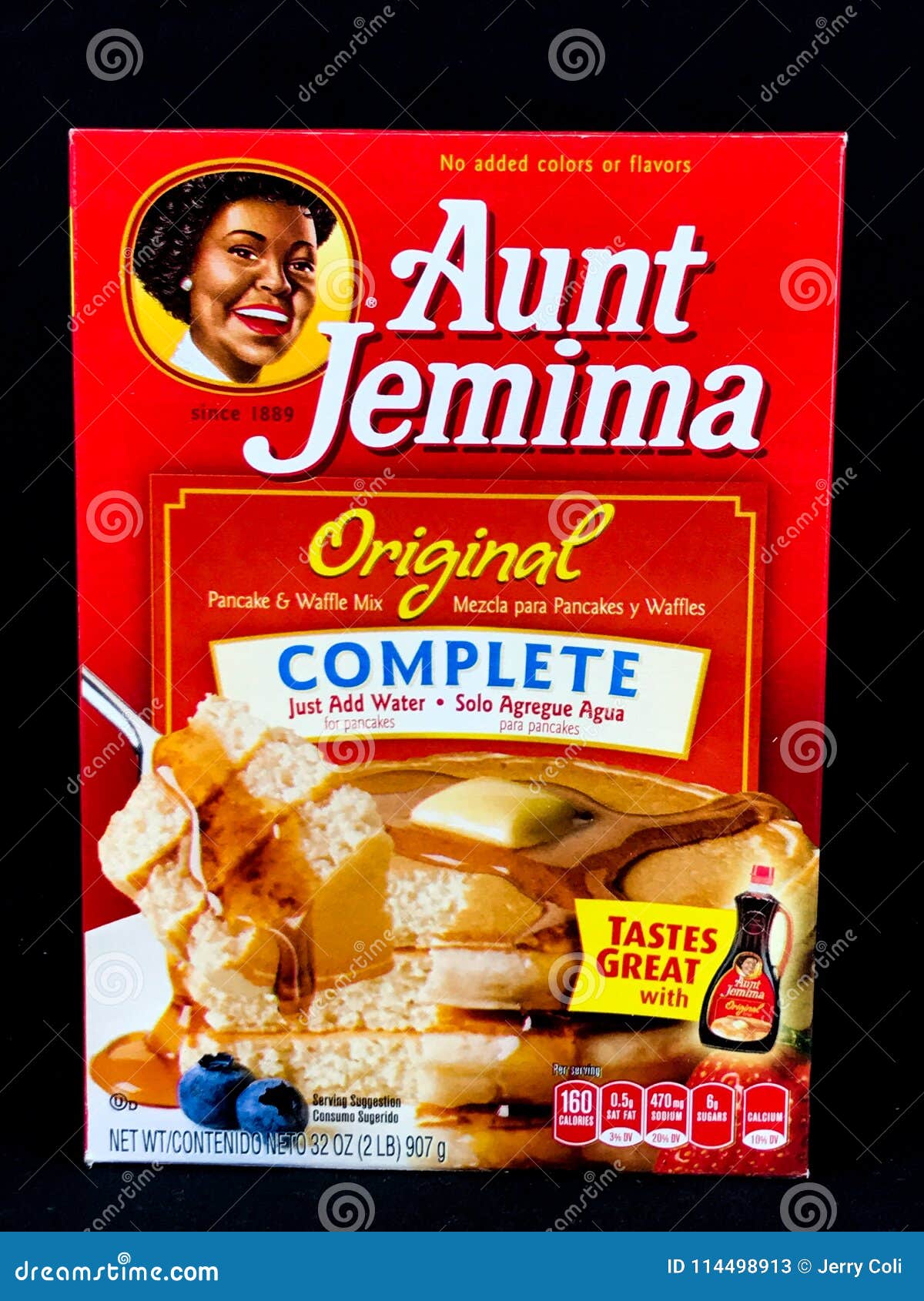 Aunt Jemima Pancake Mix editorial stock photo. Image of jemima - 114498913