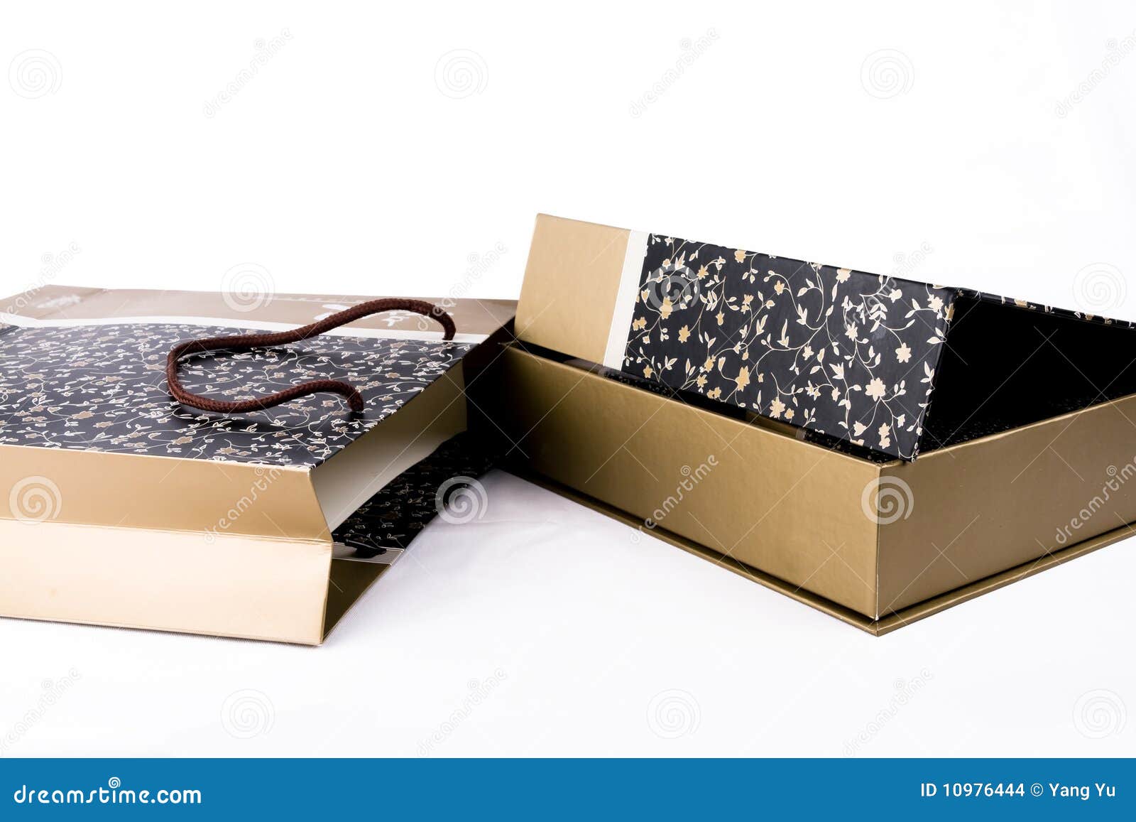 Box and bag for gifts stock photo. Image of store, christmas 10976444