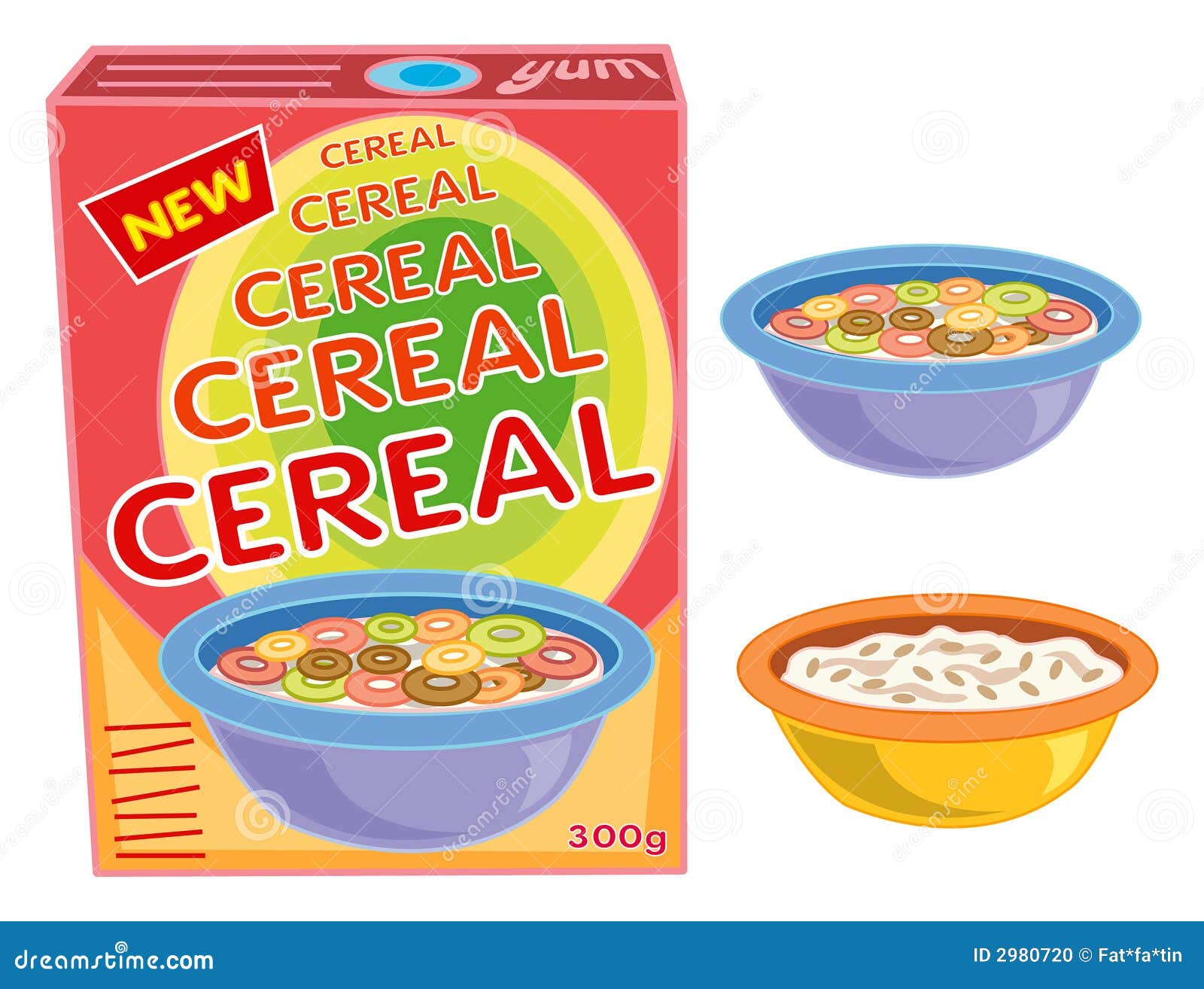 cereal box clip art