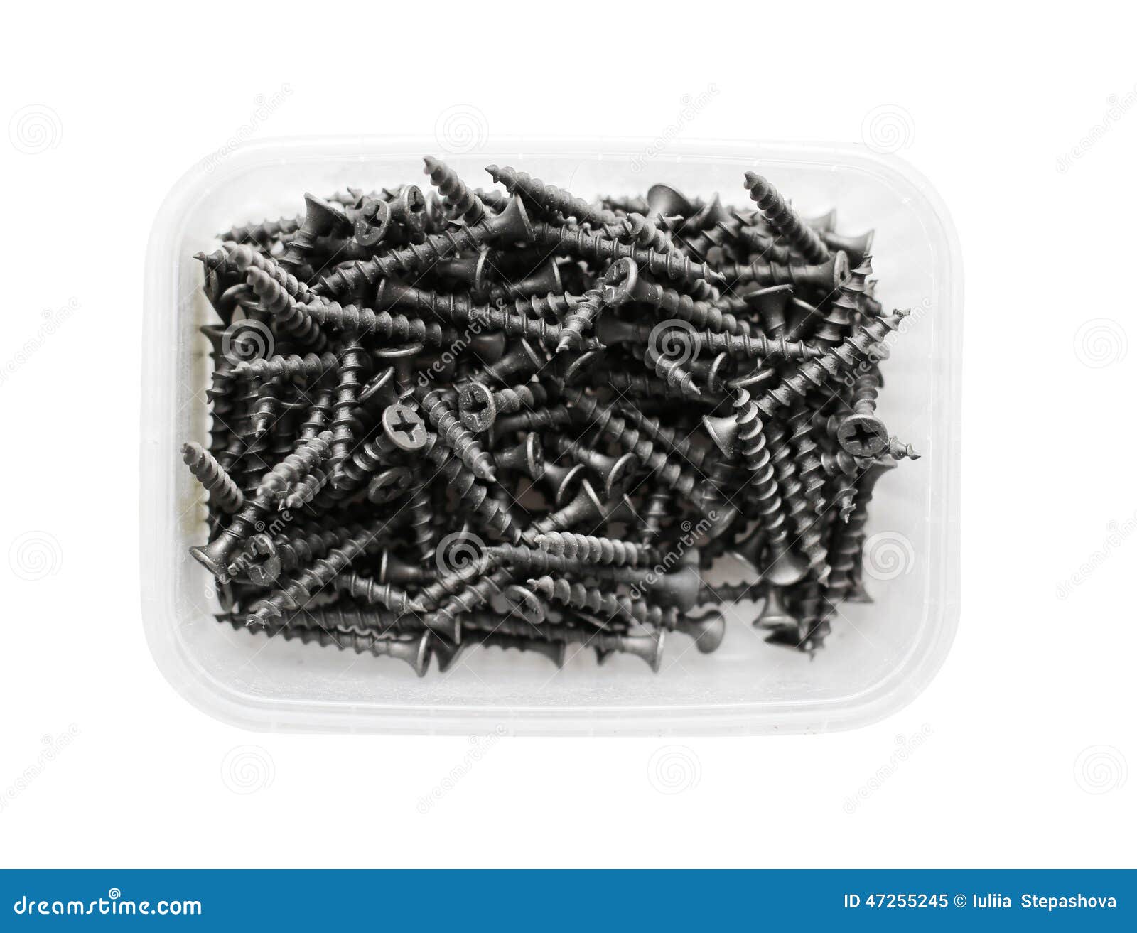 Box construction nails stock image. Image of bolt, equipment 47255245