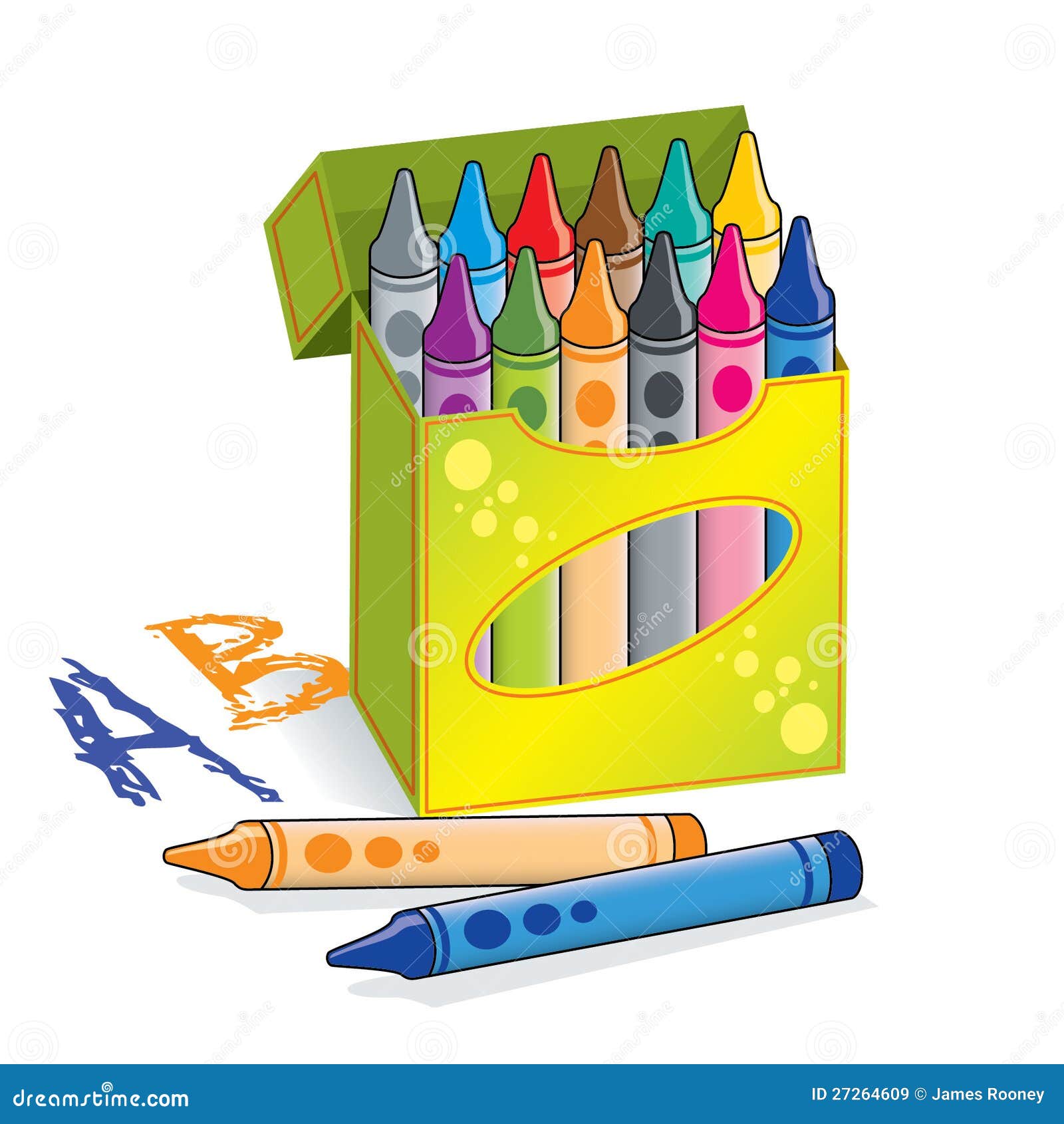 Box Crayons Stock Illustrations – 1,507 Box Crayons Stock