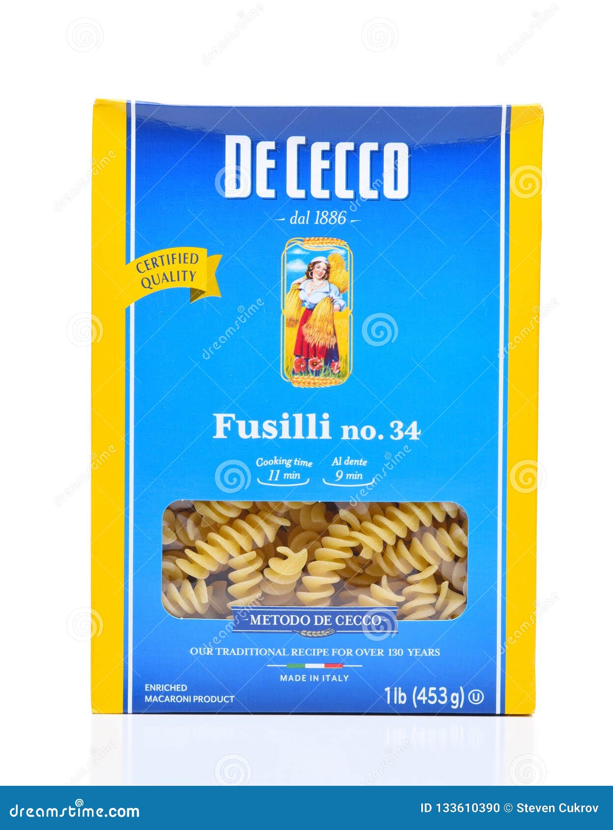 A Box of De Cecco Fusilli Pasta Editorial Image - Image of isolated,  noodle: 133610390