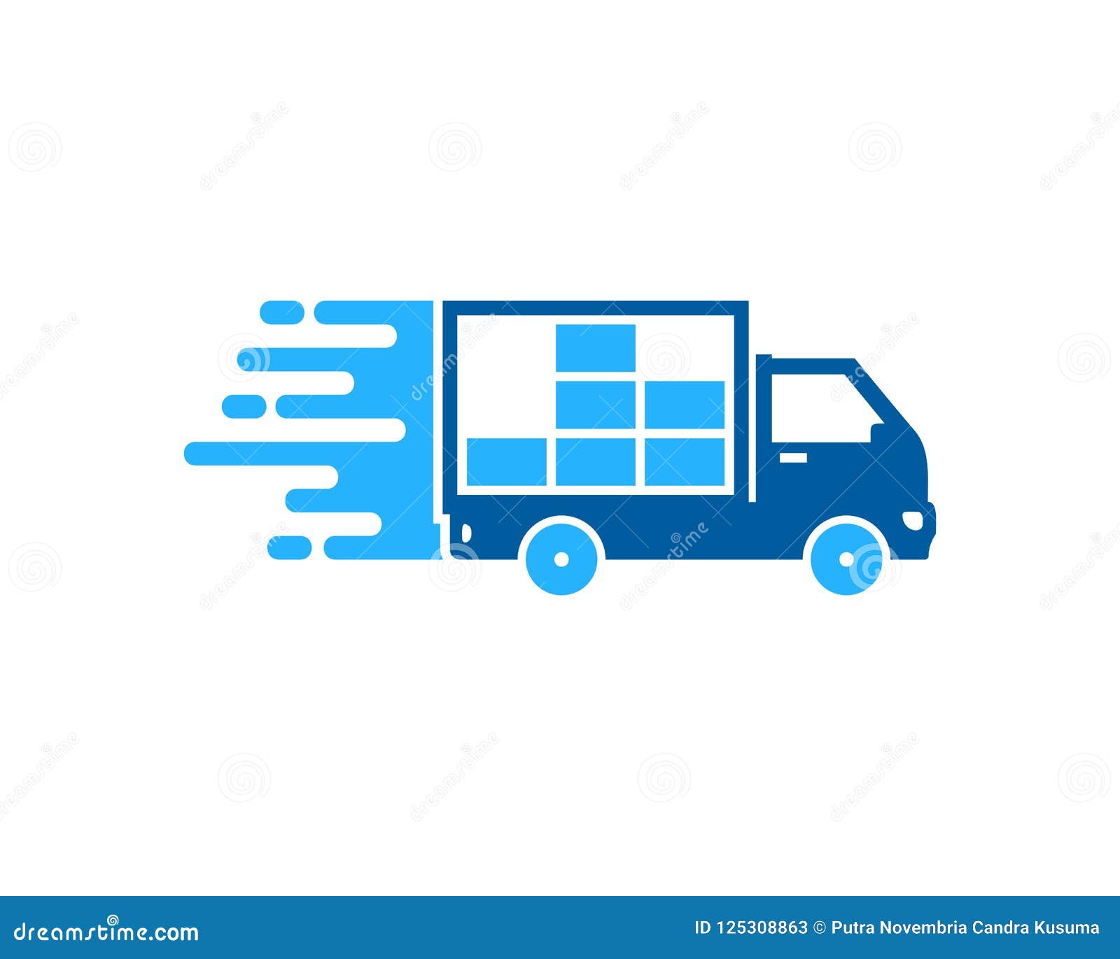 Box Delivery Logo Icon Design Stock Vector Illustration of courier, idea 125308863