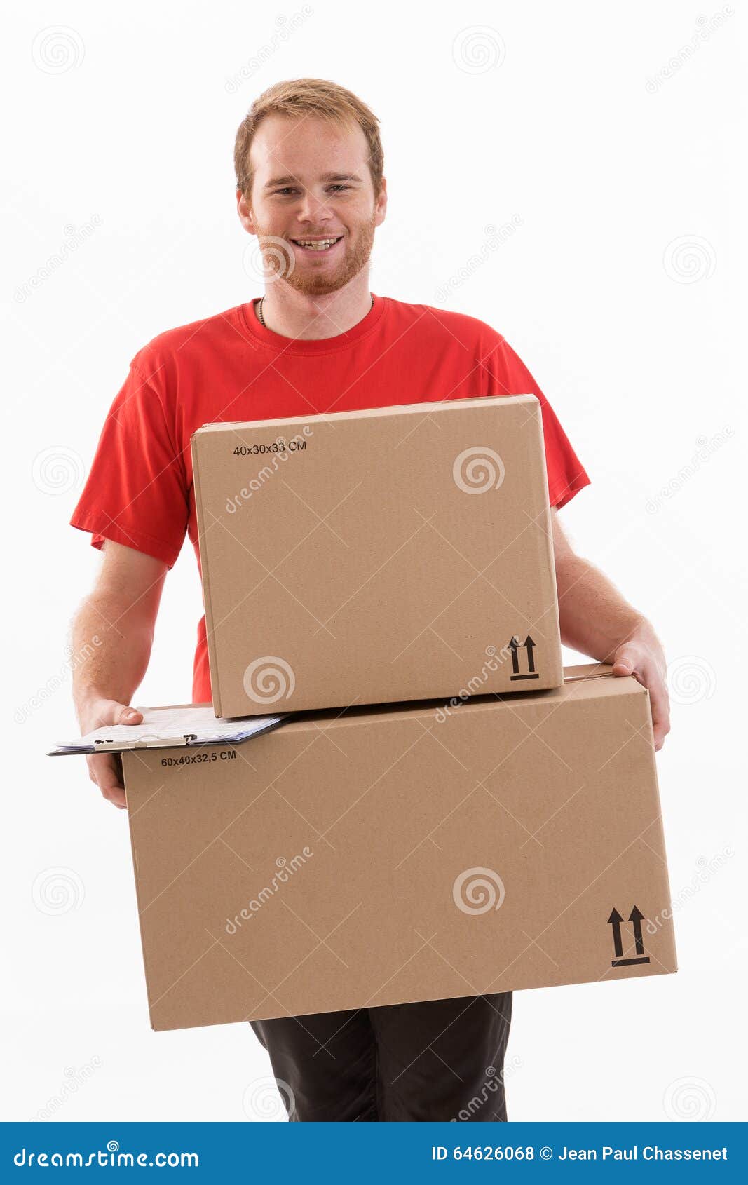 Box delivery services stock photo. Image of industry 64626068