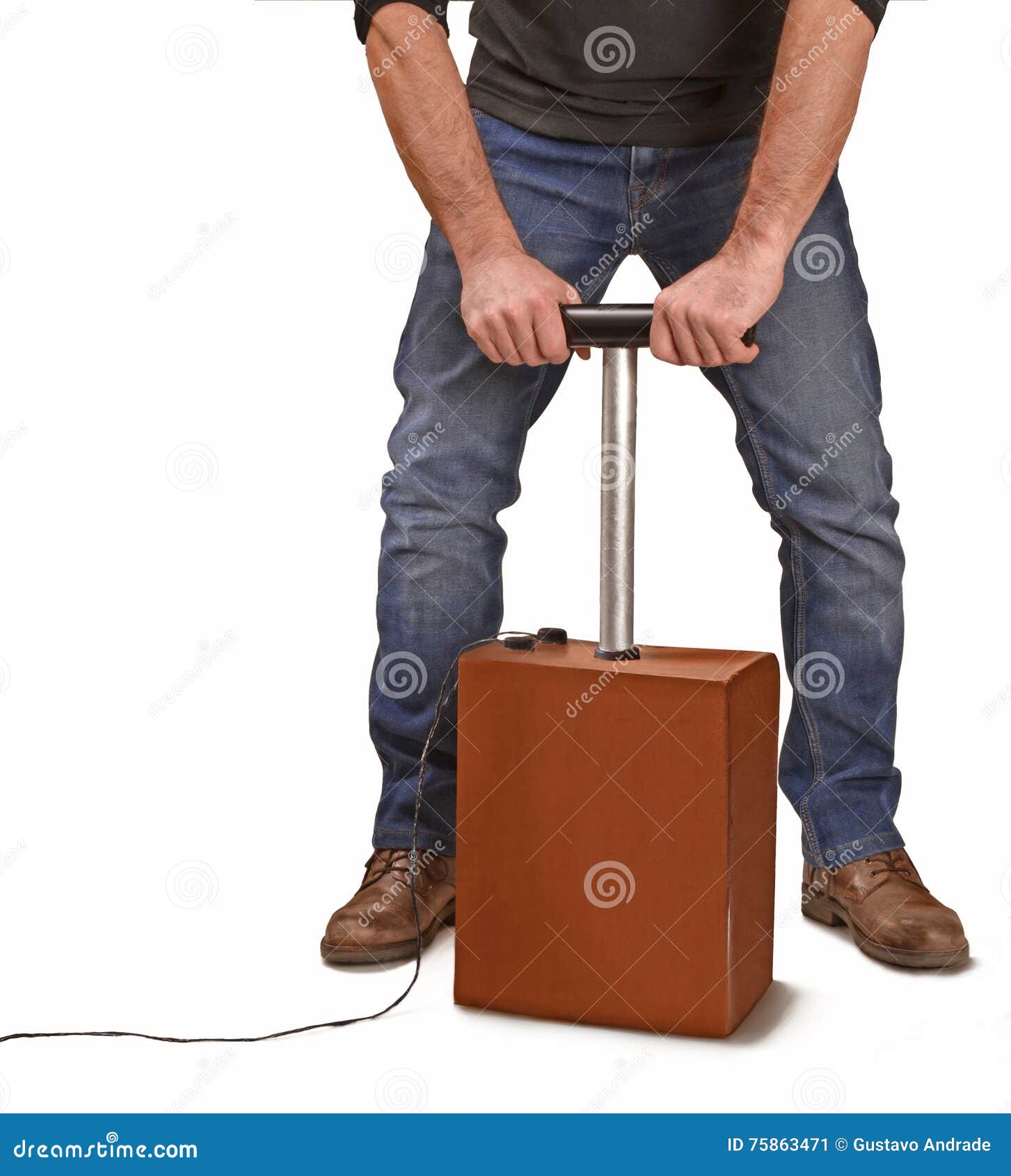 Box detonator. stock image. Image of caution, destroy 75863471