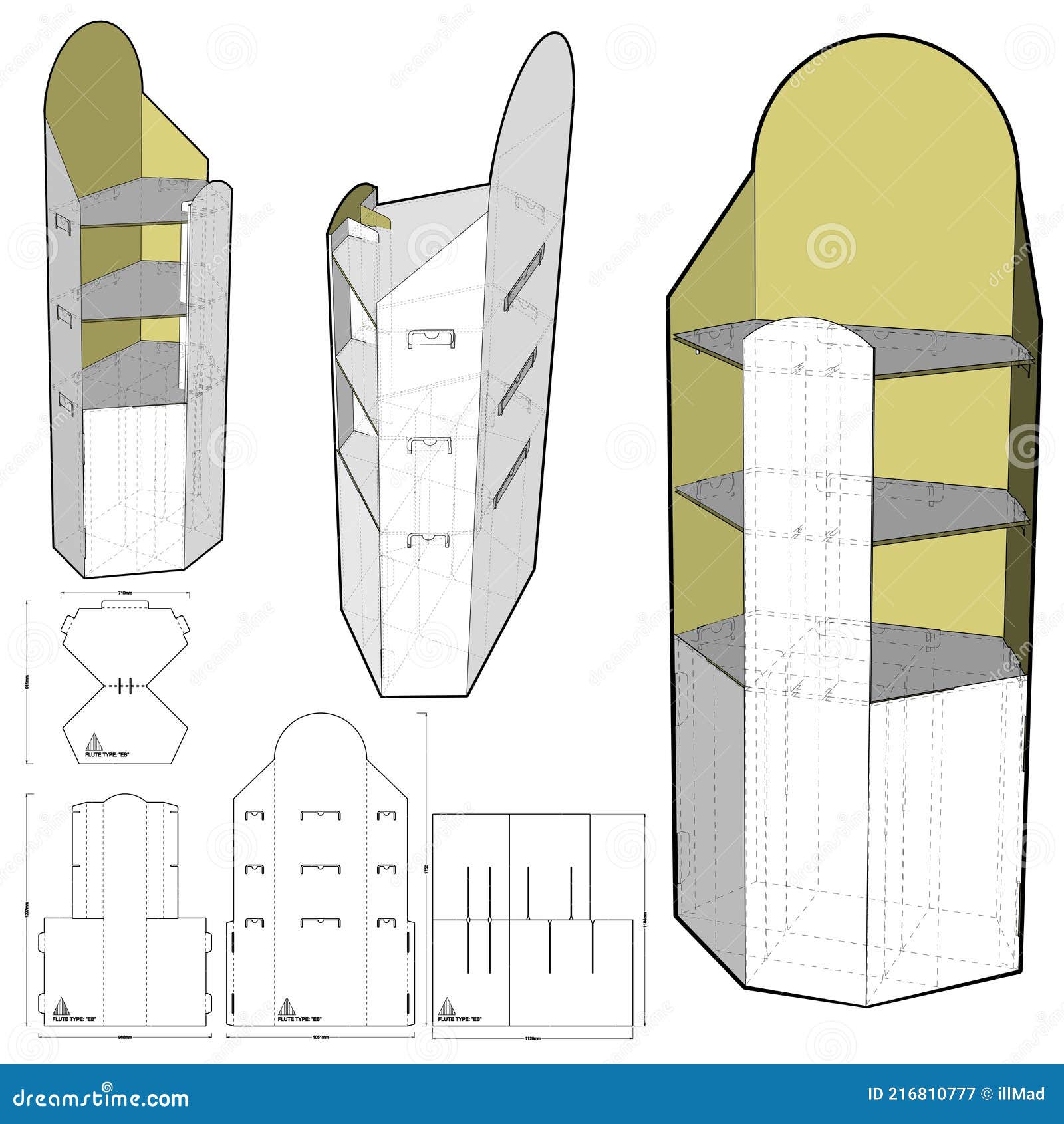 box for display stand