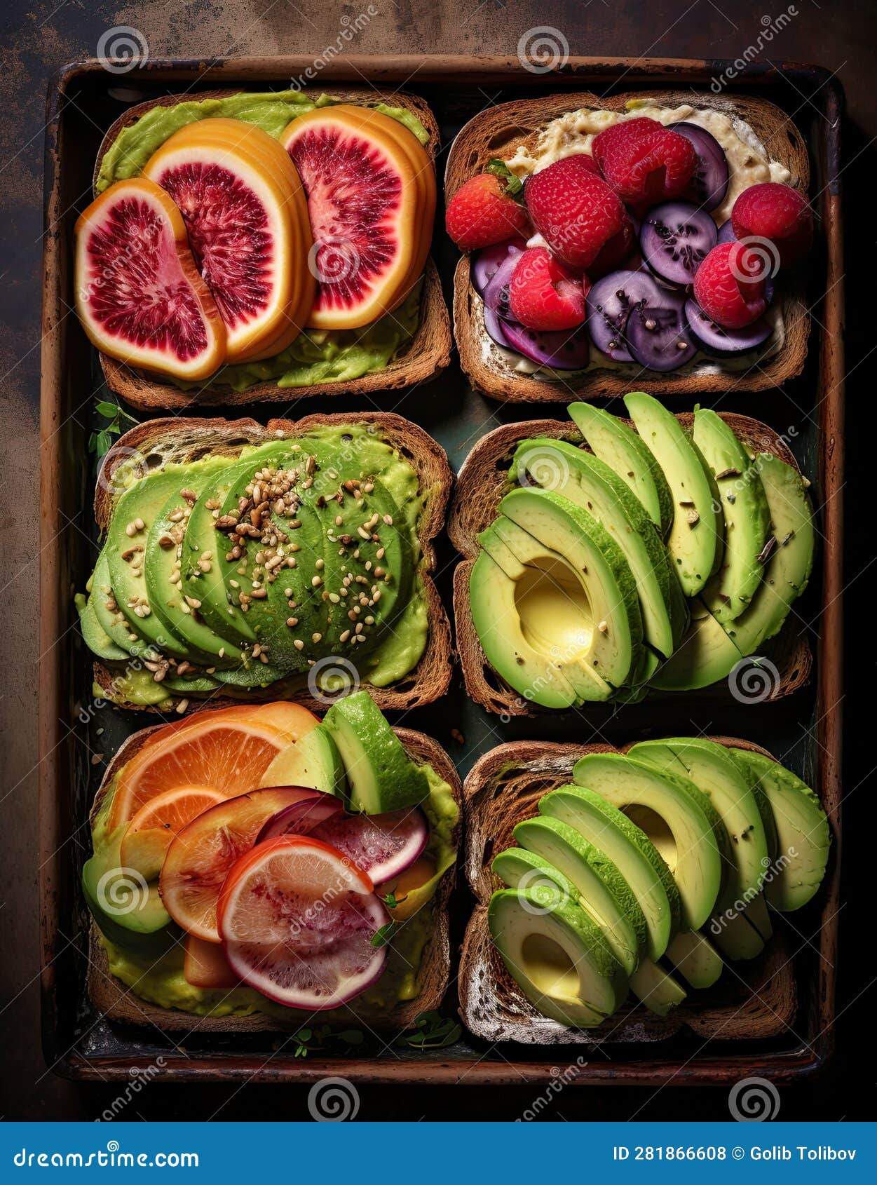 a box filled with different types of fruits and vegetables