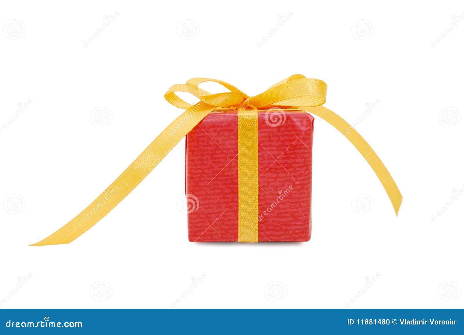 Box with gifts isolated on white background