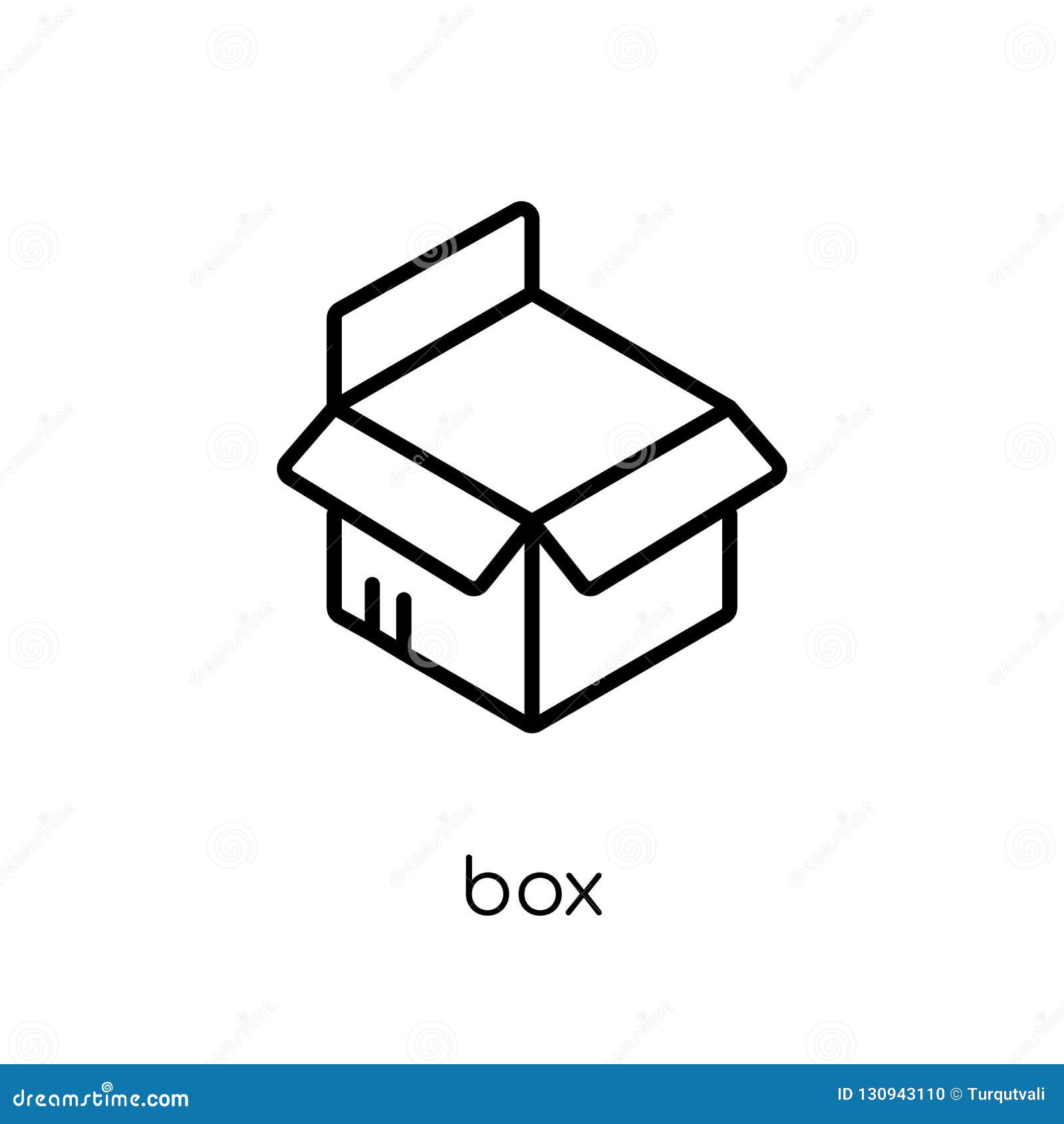 Box Icon From Delivery And Logistic Collection Stock Vector Illustration Of Packing Isolated
