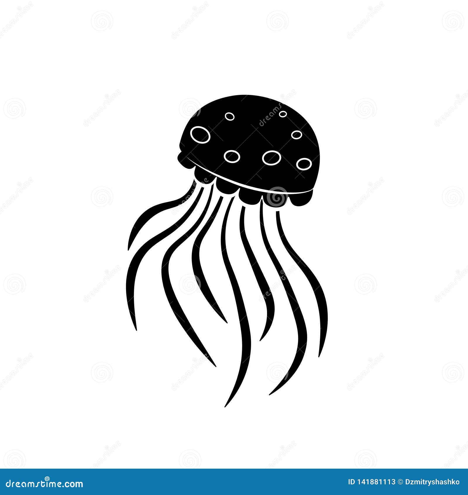 Download Box Jellyfish Silhouetteicon Stock Vector - Illustration of clipart, ocean: 141881113