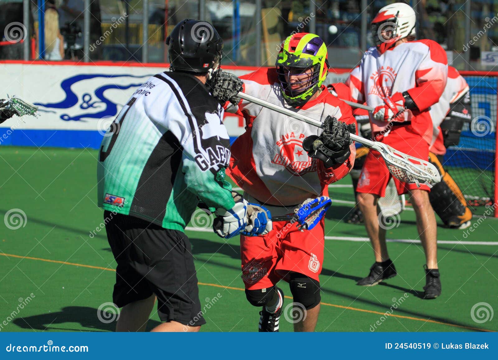 Box lacrosse in Prague editorial stock image. Image of sport 24540519