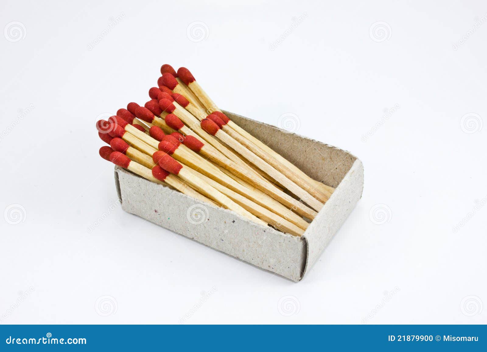 Box of matchsticks stock photo. Image of isolated, lighting - 21879900