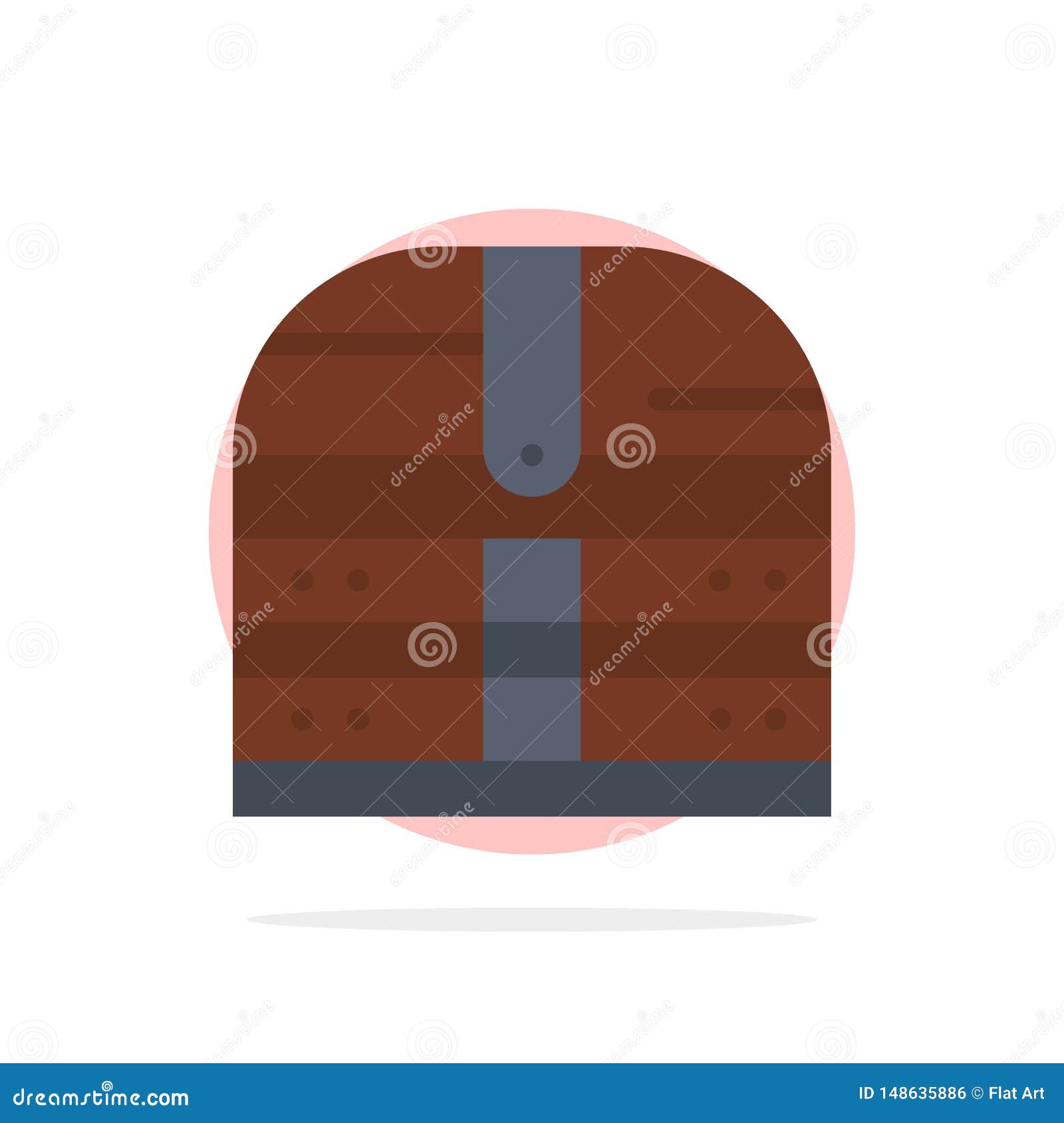 Box, Money, Ireland, Security Abstract Circle Background Flat Color